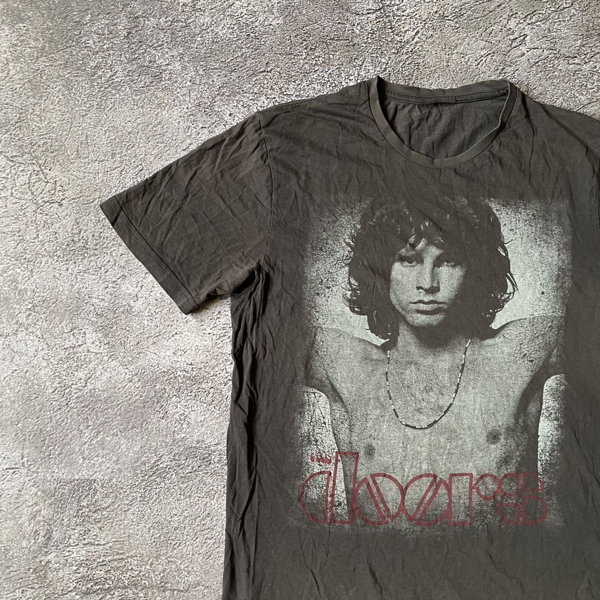 Vintage Vintage Y2K The Doors Band Graphic Tee Faded Black Opium M Size US M / EU 48-50 / 2 - 4 Thumbnail