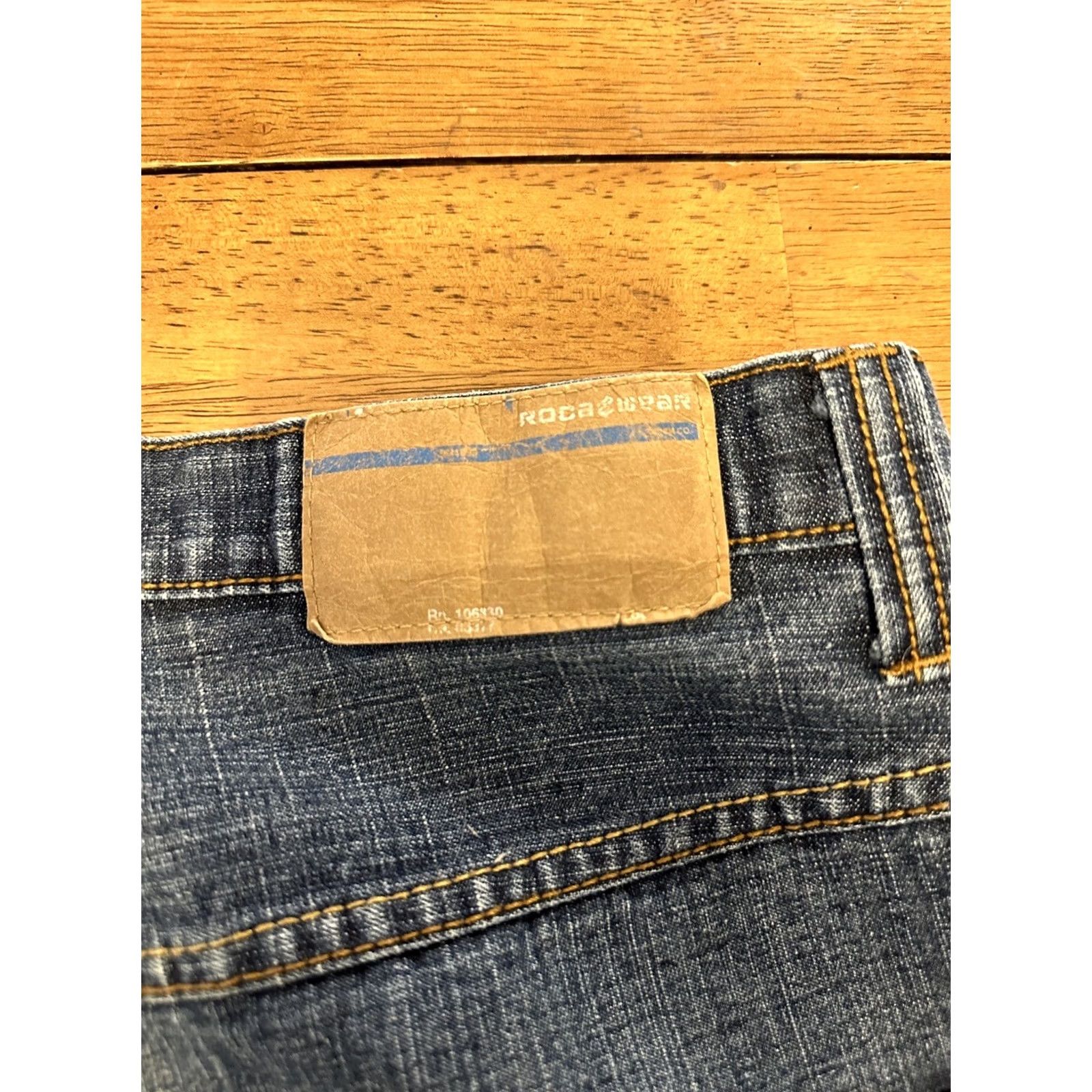 Rocawear VINTAGE Rocawear Jeans Shorts 36 Y2K Grunge Denim Blue Mens Size US 36 / EU 52 - 4 Thumbnail