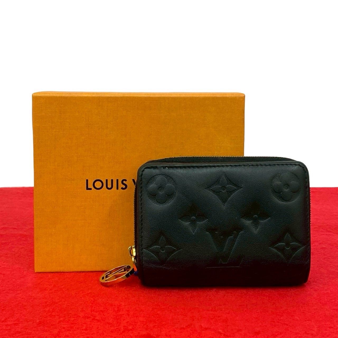 Louis Vuitton Louis Vuitton Louis Vuitton Portefeuille Lou Monogram Empreinte Leather Wallet Leather Short Wallet DUTY FREE for USA Size ONE SIZE - 1 Thumbnail