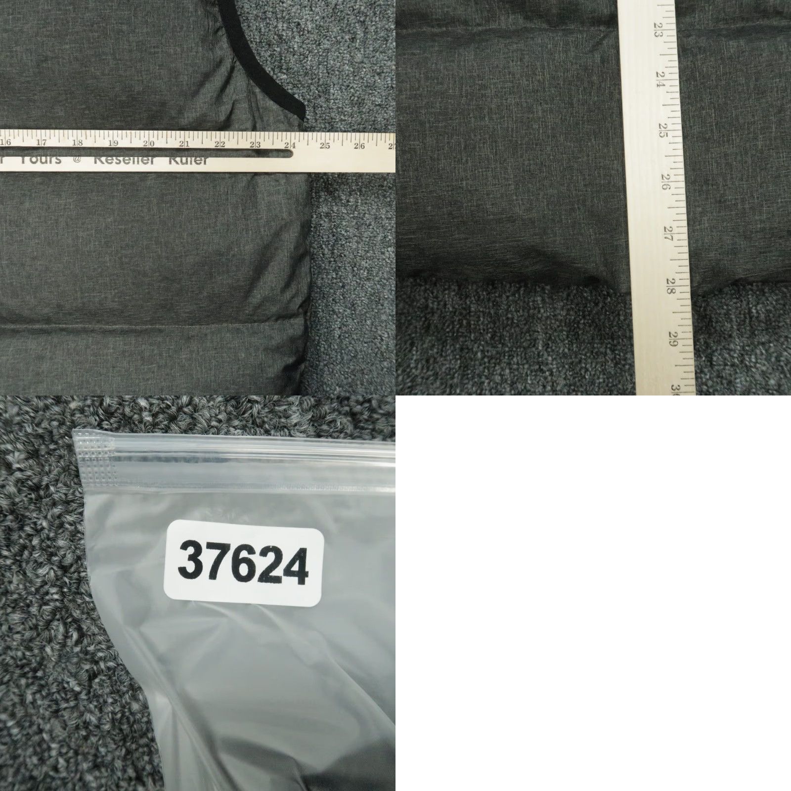Theory Theory Vest Men's Puffer Jacket Full Zip Pockets Down Insulated Gray XXL Size US XXL / EU 58 / 5 - 8 Thumbnail