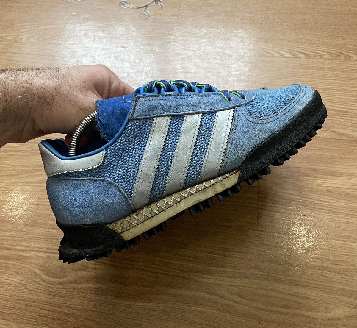 Adidas Vintage Adidas Marathon TR UK5 Yugoslavia Sneakers Size US 7.5 / IT 37.5 - 5 Thumbnail