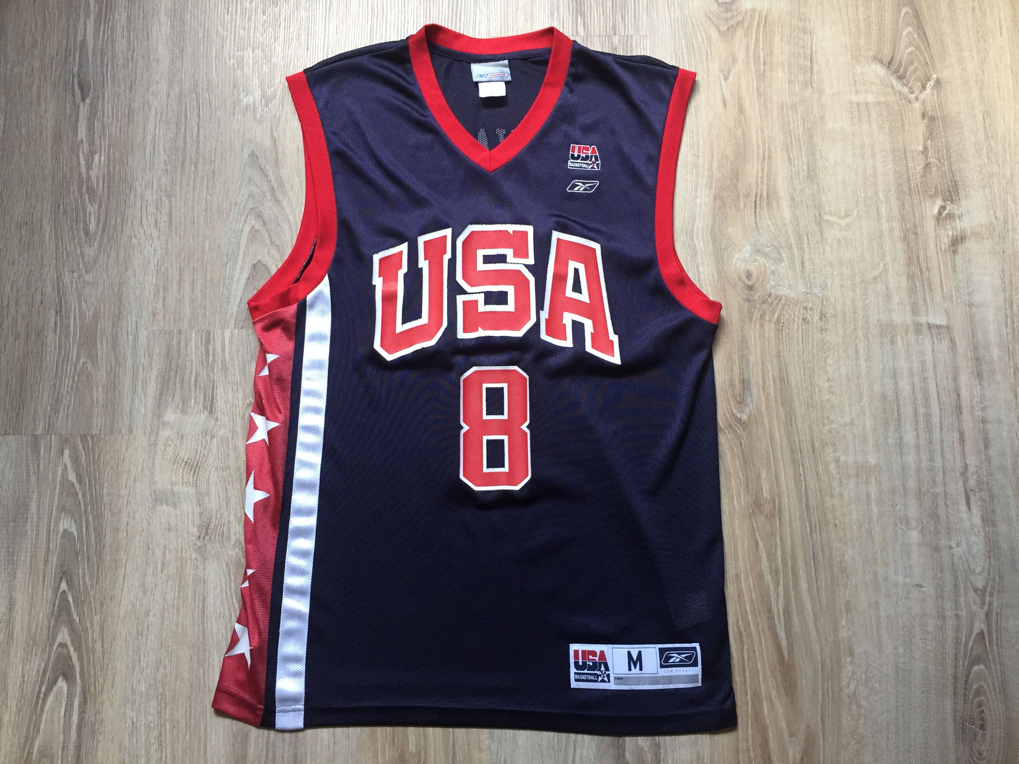 NBA × Reebok × Vintage Vintage Reebok USA Basketball Kobe Bryant #8 Jersey Size US M / EU 48-50 / 2 - 1 Thumbnail