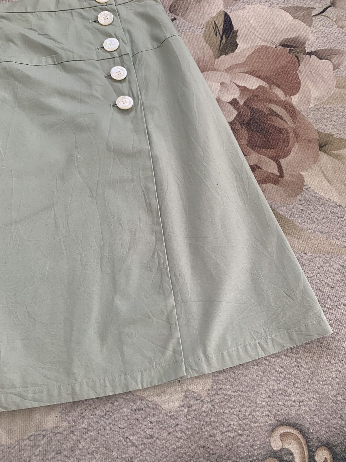 Margaret Howell Margaret Howell Half Buttons Skirt Size 29" - 4 Thumbnail