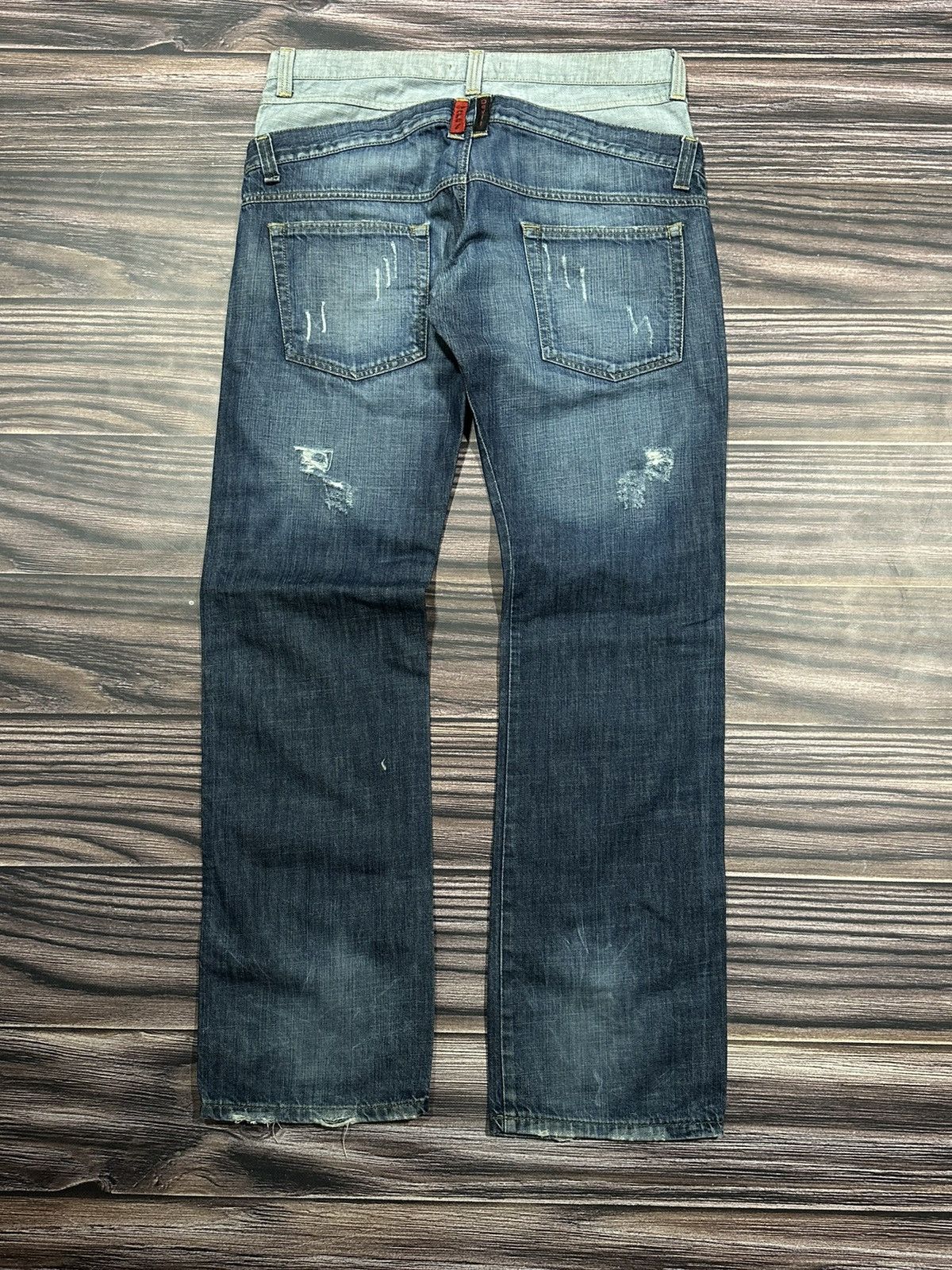 Japanese Brand Vintage Japanese Brand Distressed Jeans Angel Devil Size US 34 / EU 50 - 10 Thumbnail