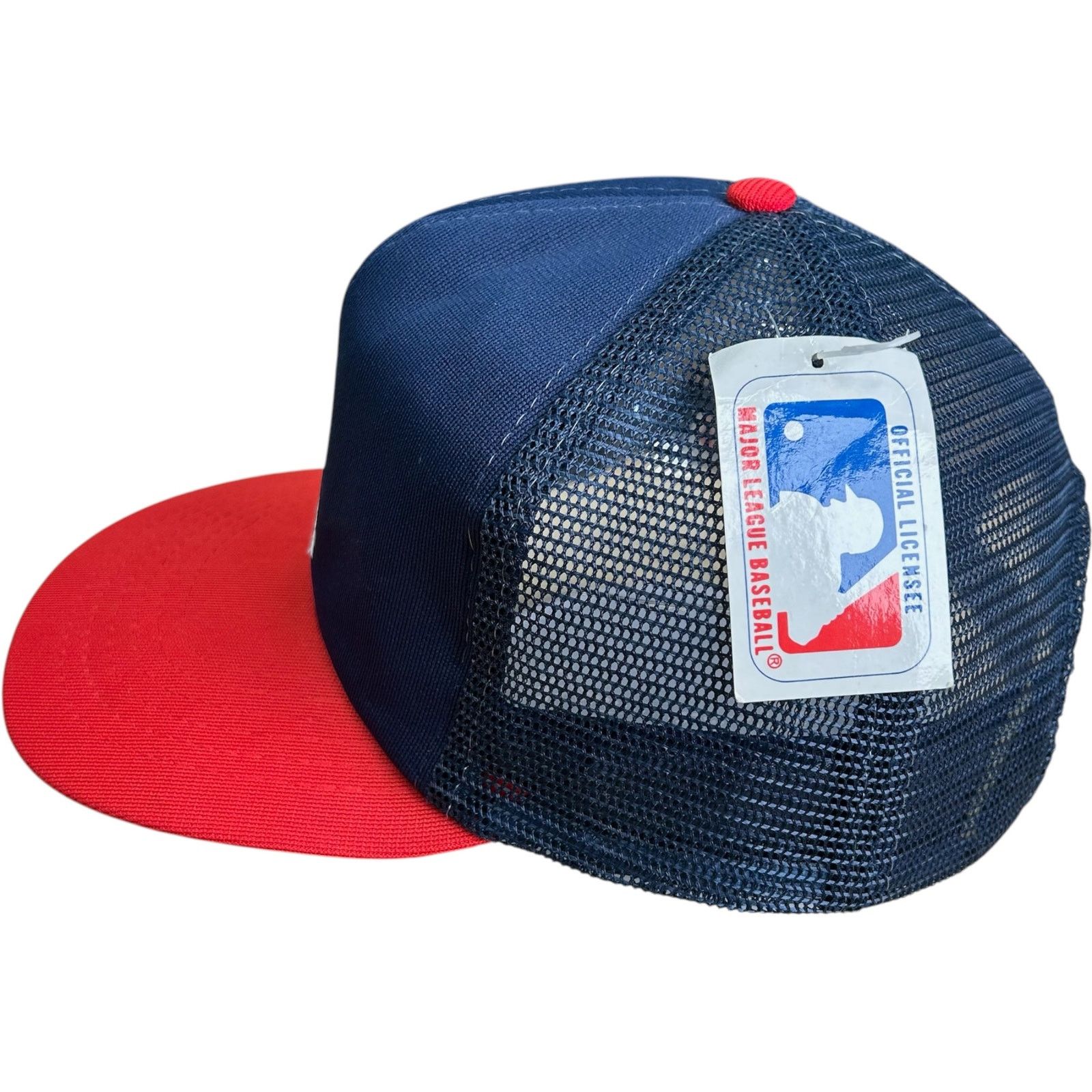 MLB Vintage NWT California Angels Logo MLB Snapback Trucker Hat Size ONE SIZE - 3 Thumbnail