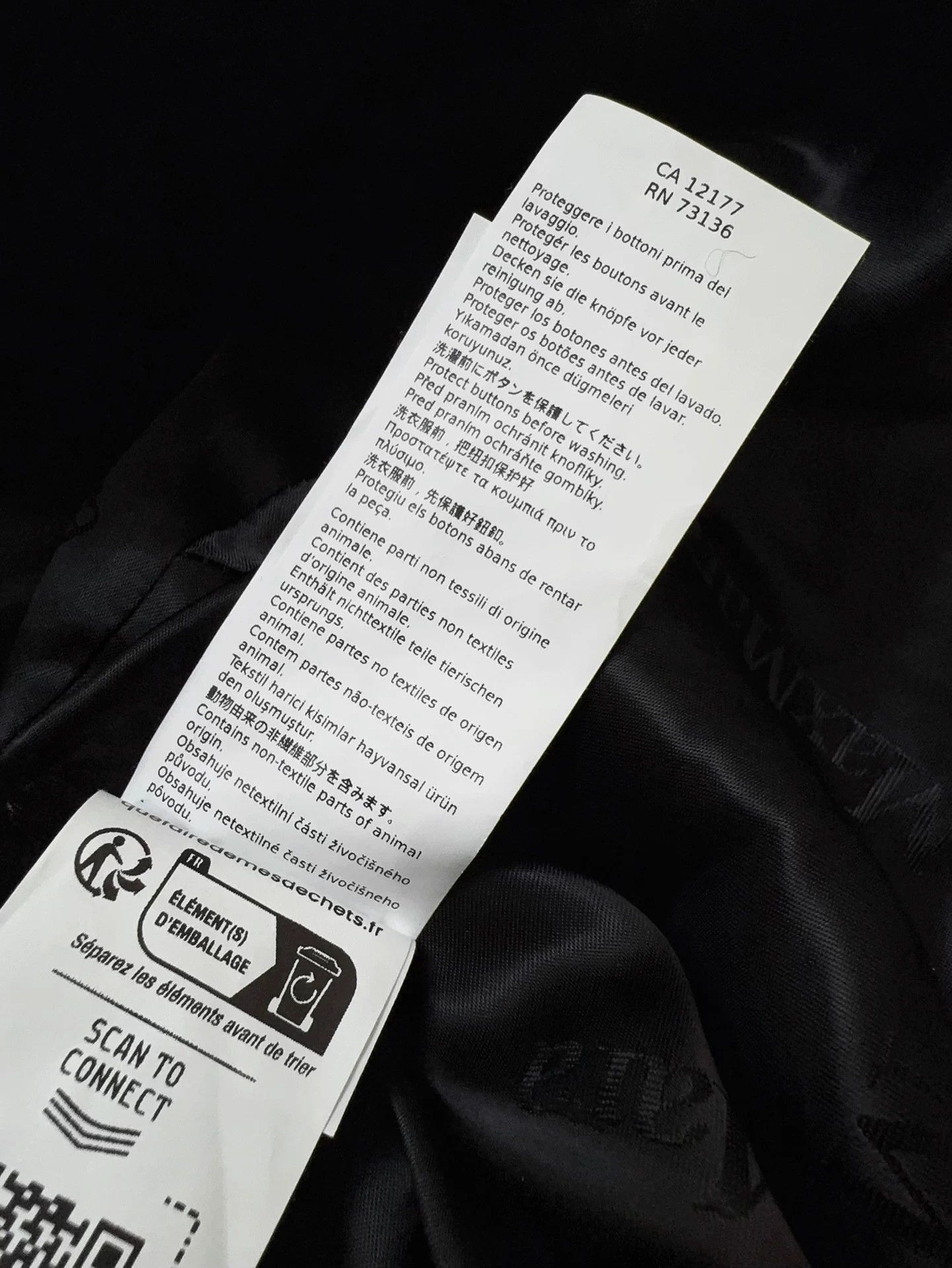 Max Mara MaxMara Teddy Black Coat XS Size XS / US 0-2 / IT 36-38 - 7 Thumbnail