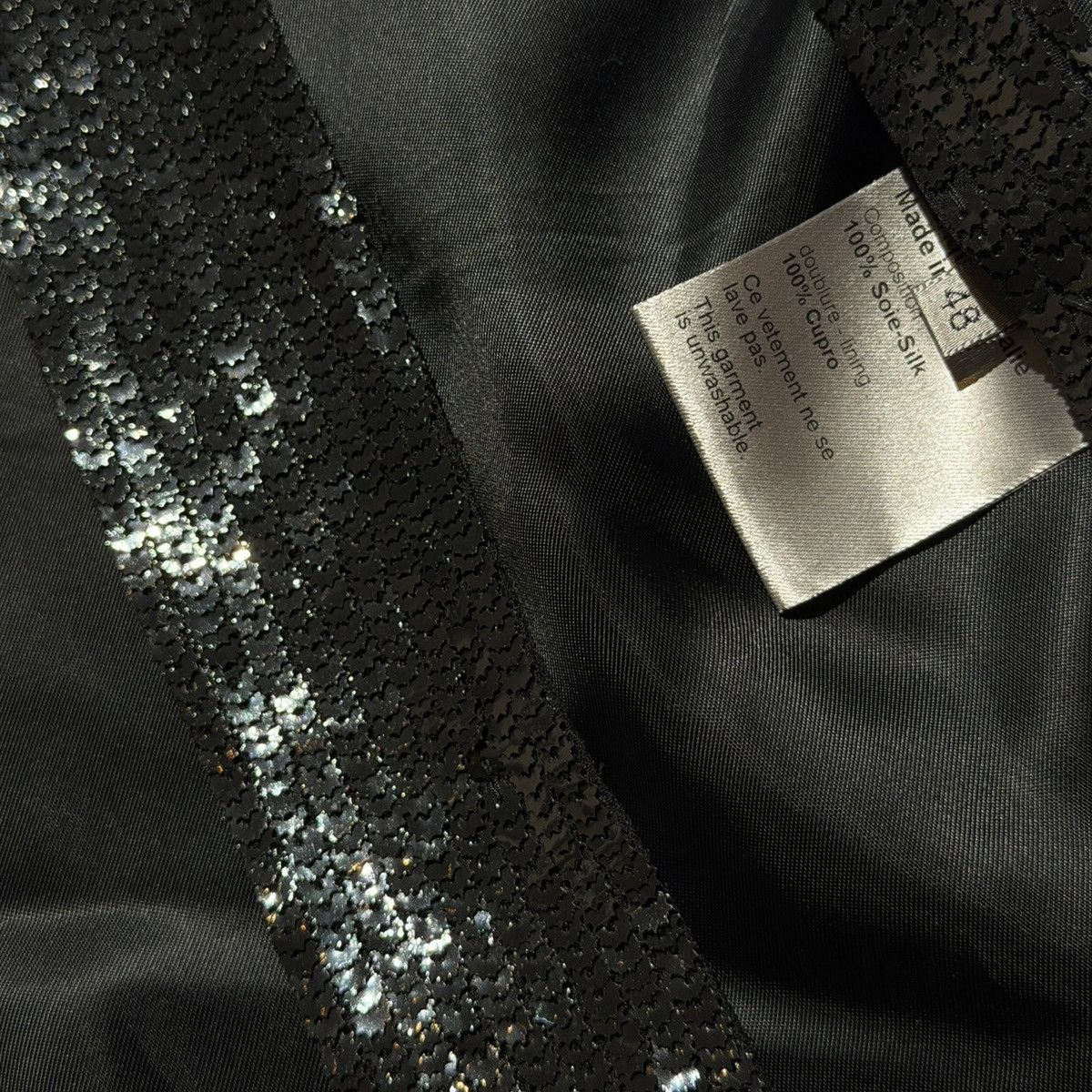 Dior SS07 hedi slimane silk sequin runway vest Size US M / EU 48-50 / 2 - 4 Thumbnail