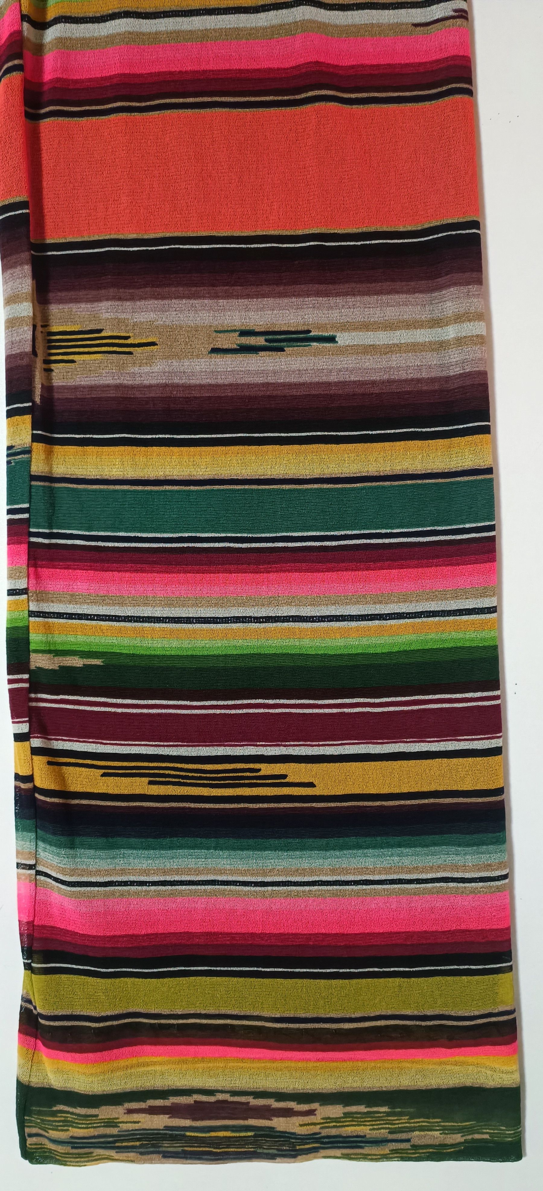 Jean Paul Gaultier SS2005 - Multicolor stripes double layer - mesh nylon Pants Size 25" / US 0 / IT 36 - 8 Thumbnail