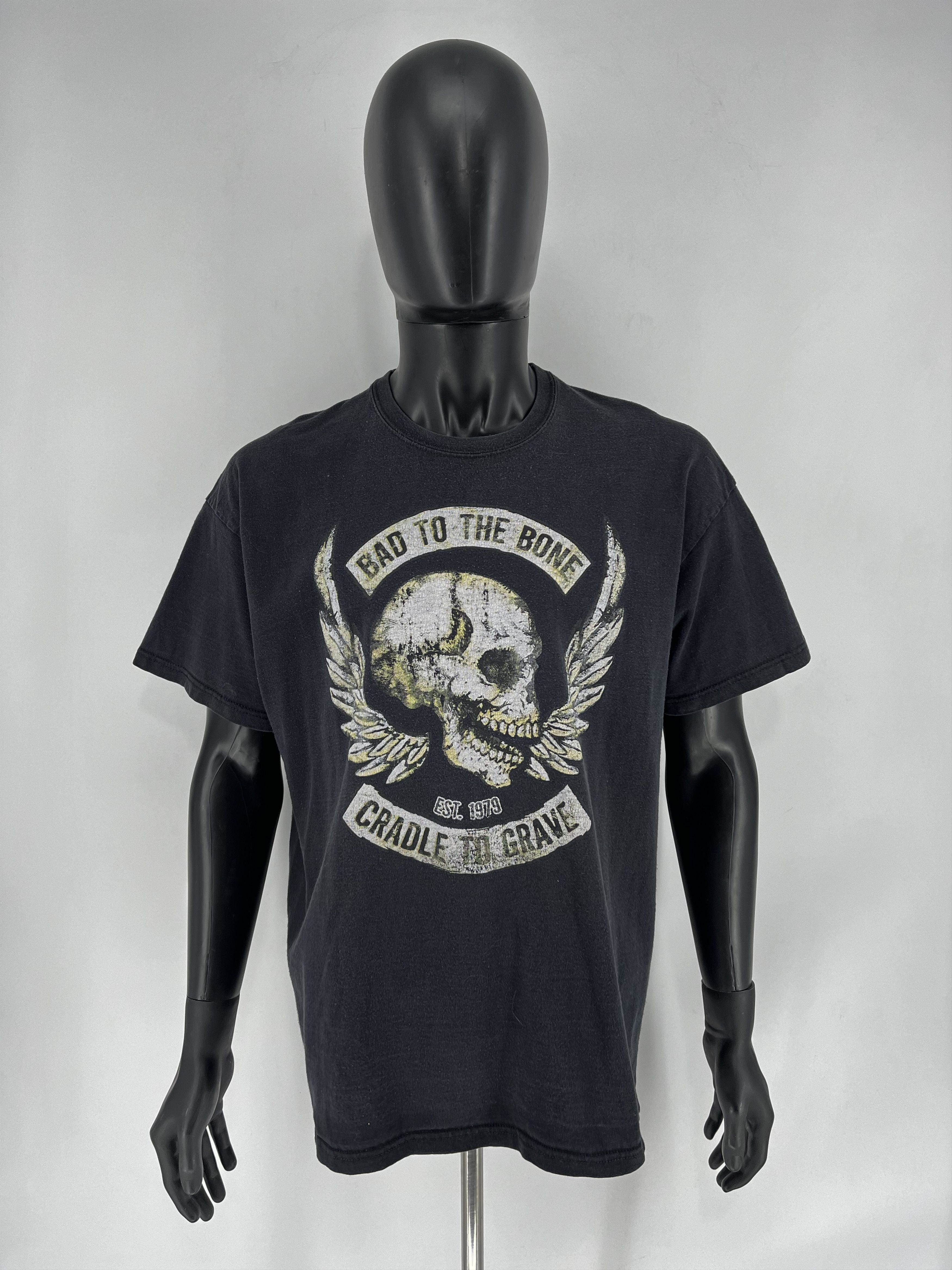 Band Tees Vintage Bad To The Bone cradle to grave Pirate Y2K T-Shirt Size US XXL / EU 58 / 5 - 3 Thumbnail