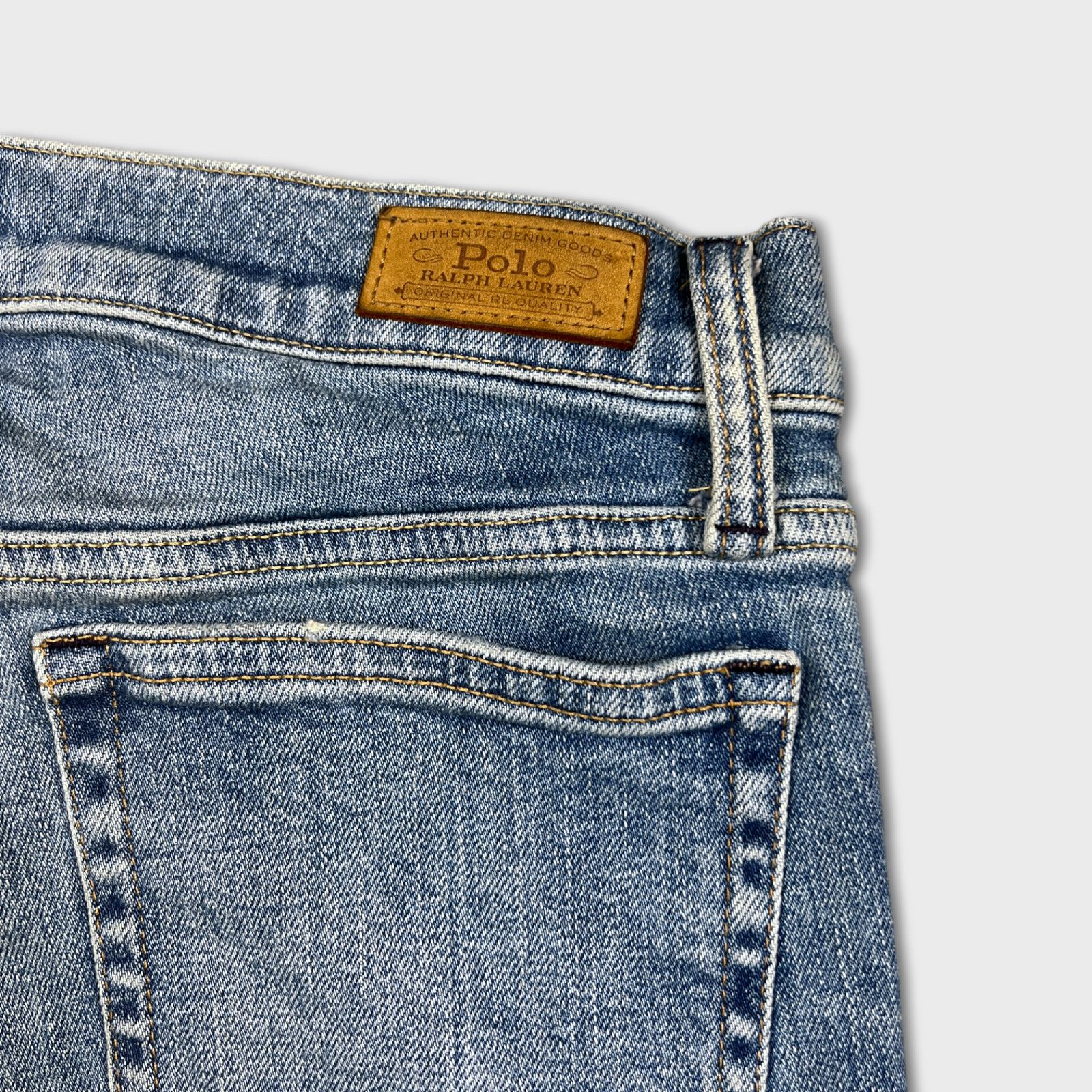 Polo Ralph Lauren × Ralph Lauren × Vintage Polo Ralph Lauren Jeans sz 28 Tompkins Mid Rise Skinny Denim Size 28" / US 6 / IT 42 - 7 Thumbnail