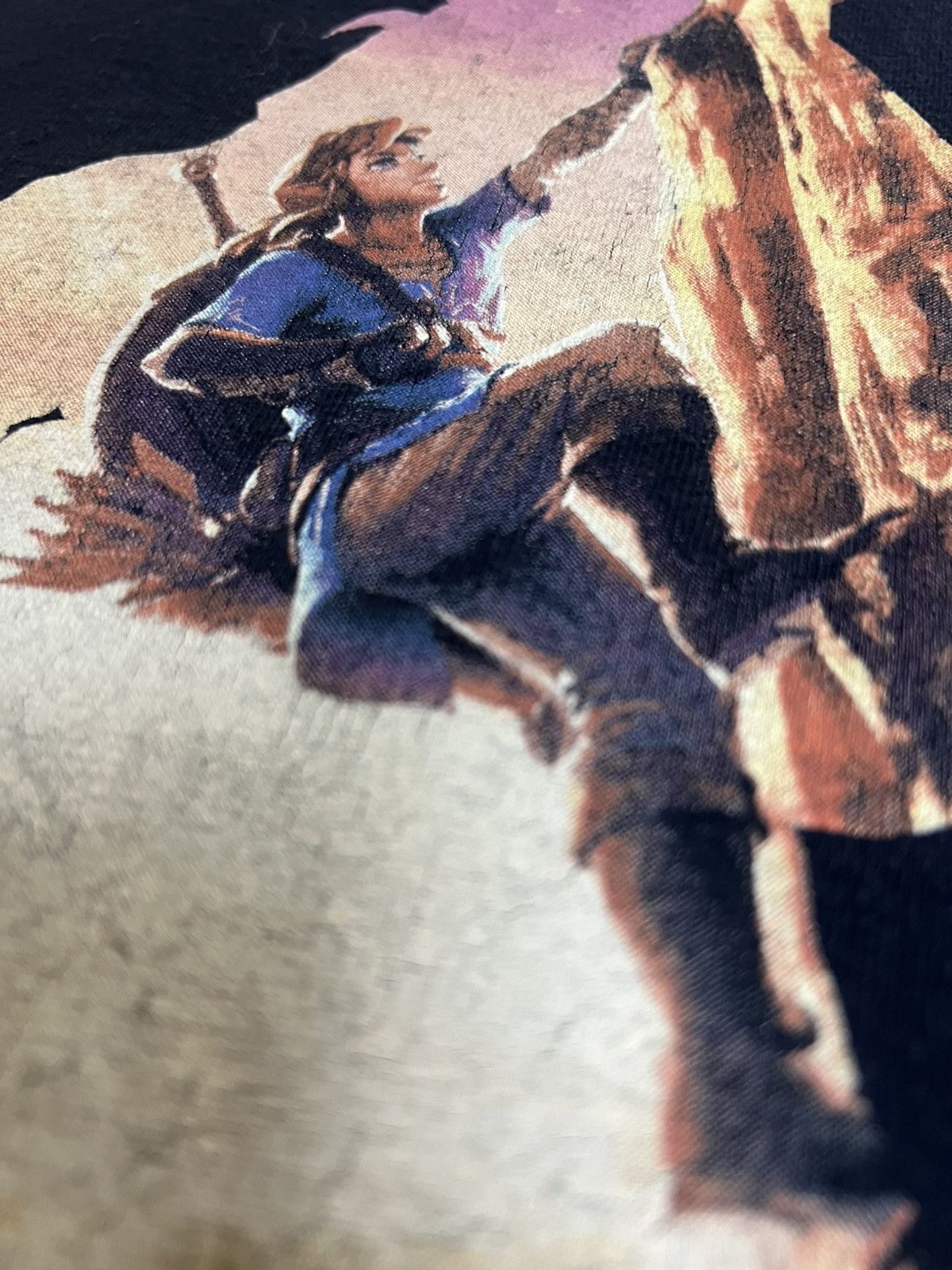 Nintendo Zelda BOTW Graphic Tee Faded Navy blue L Vintage Feel Size US L / EU 52-54 / 3 - 9 Thumbnail