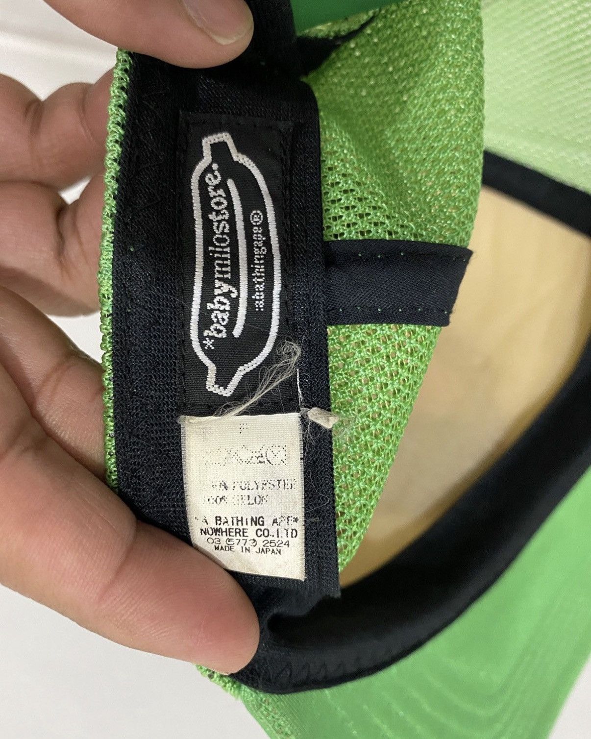 Bape VTG BABYMILO Borg BAPE Trucker Hat Size ONE SIZE - 7 Thumbnail