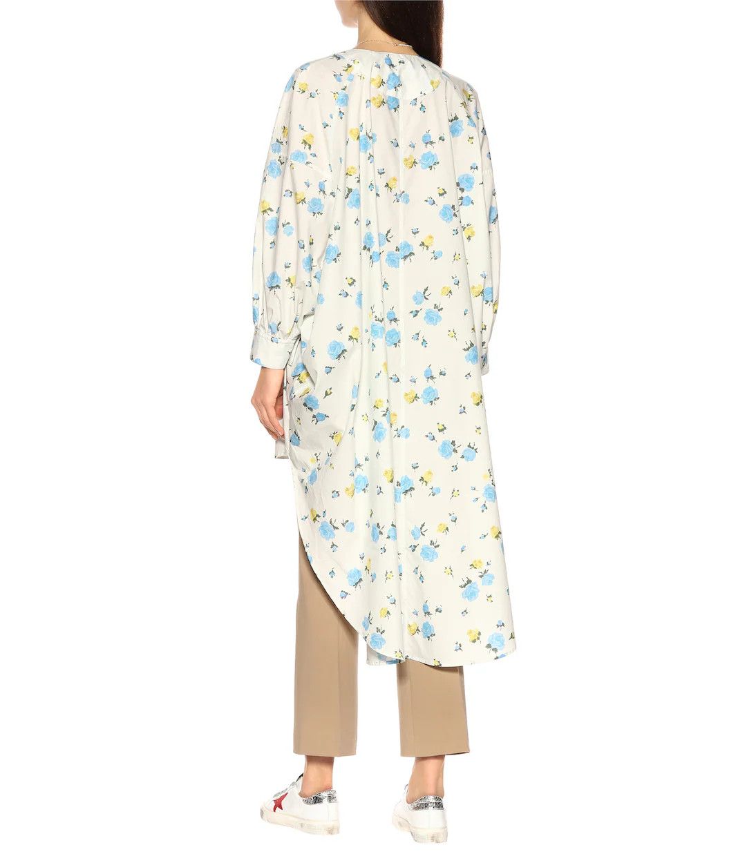 Golden Goose o1y0725 Midi Shirt Dress in Multicolor Size S / US 4 / IT 40 - 3 Thumbnail