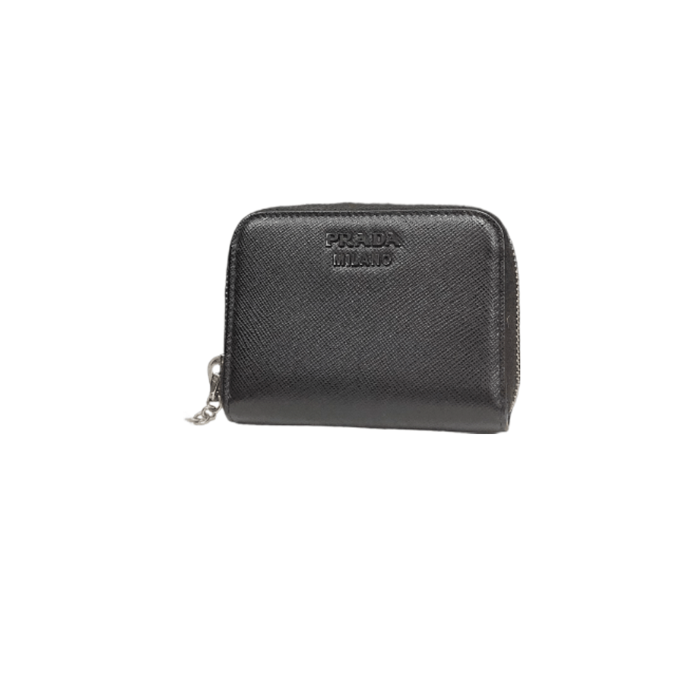 Prada Prada Saffiano Leather Zip Around Wallet Size ONE SIZE - 1 Thumbnail