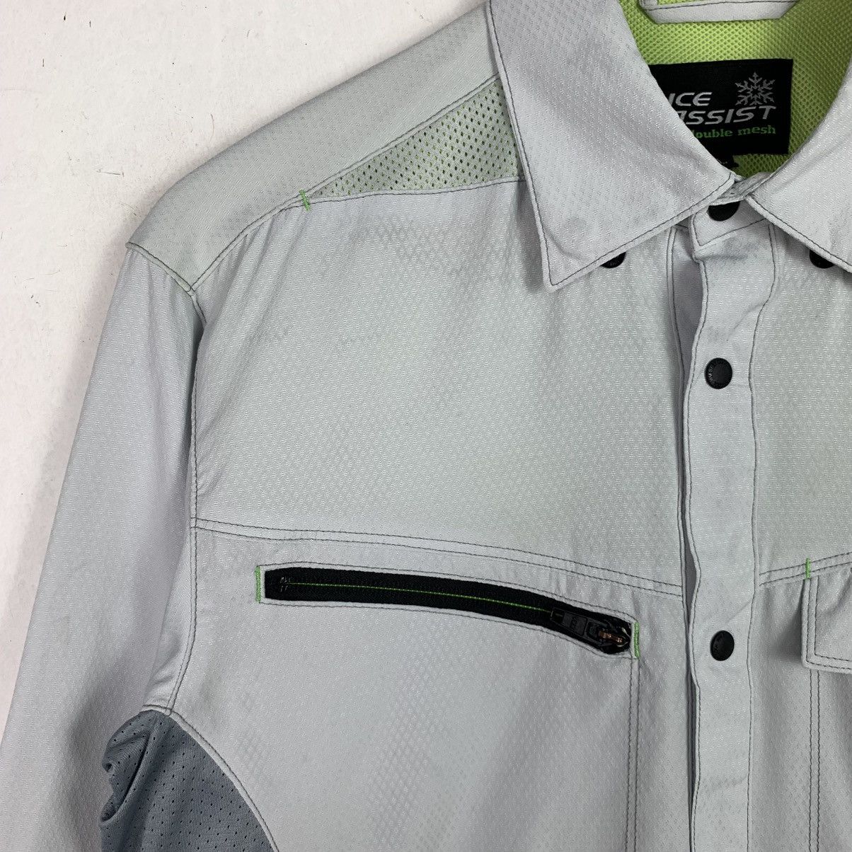 Japanese Brand Vintage Ice Assist Windbreaker Jacket Size US L / EU 52-54 / 3 - 3 Thumbnail