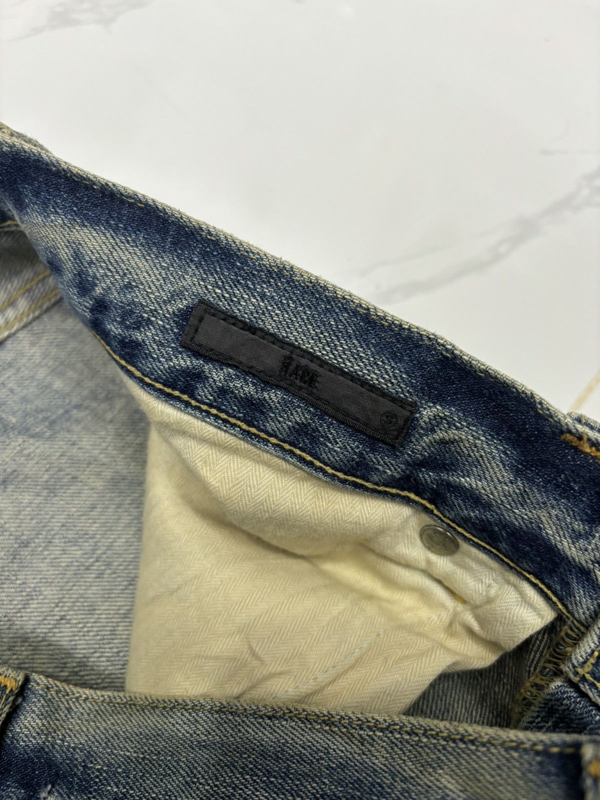 Kapital VINTAGE HARE ROCKSTAR DISTRESSED DENIM JEANS Size US 32 / EU 48 - 8 Thumbnail