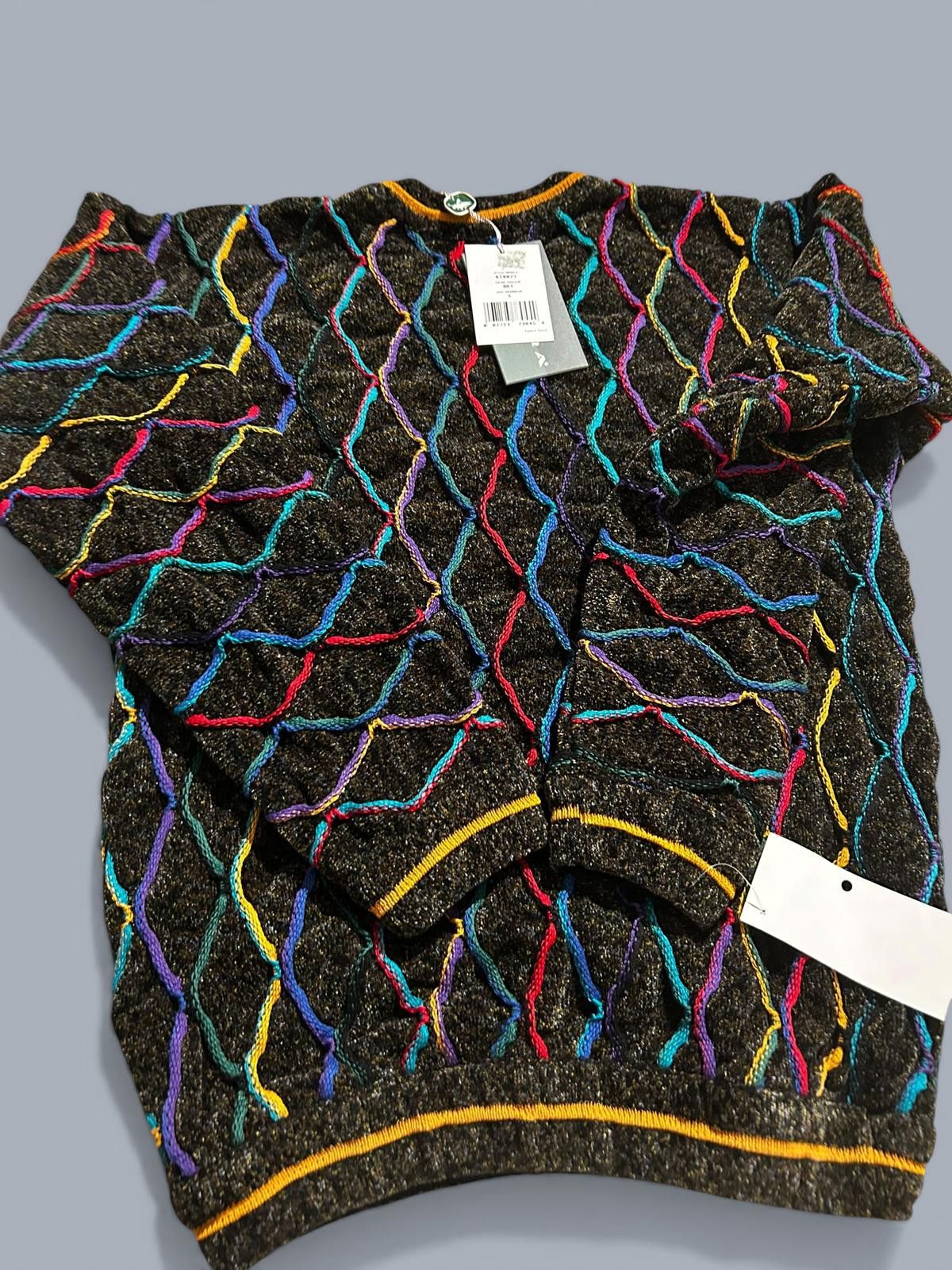 Tundra 2X Vintage Nineties 3D Coogi Tundra Knit Sweaters SMALL NWT Size US S / EU 44-46 / 1 - 3 Thumbnail