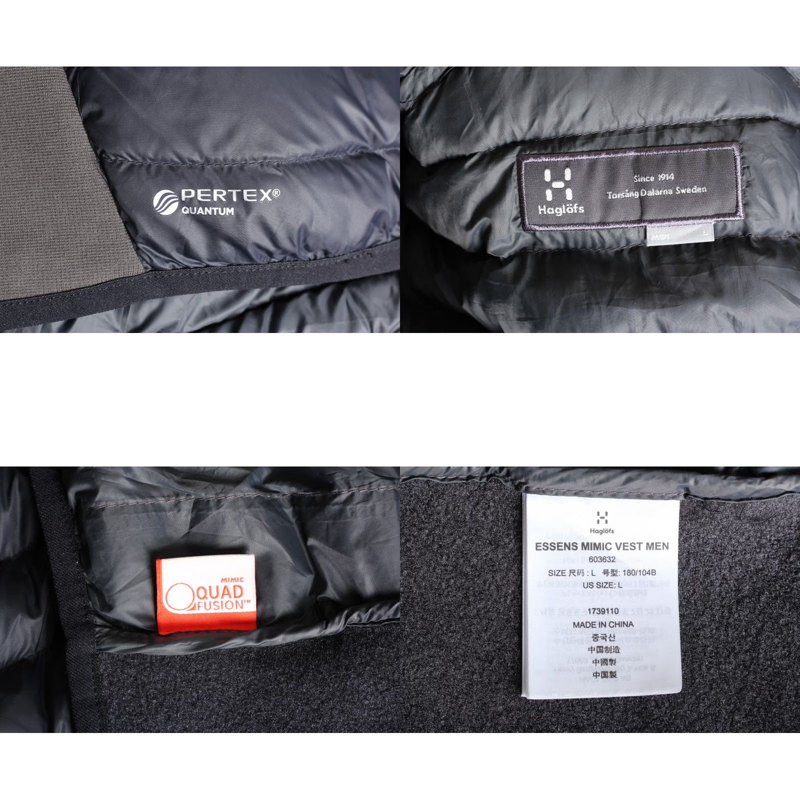 Vintage HAGLÖFS ESSENS MIMIC VEST Jacket Bodywarmer Men Size L PERTEX QUANTUM MJ6550 Blue Jacket Coats & Vest Mens L Blue Size US L / EU 52-54 / 3 - 8 Thumbnail