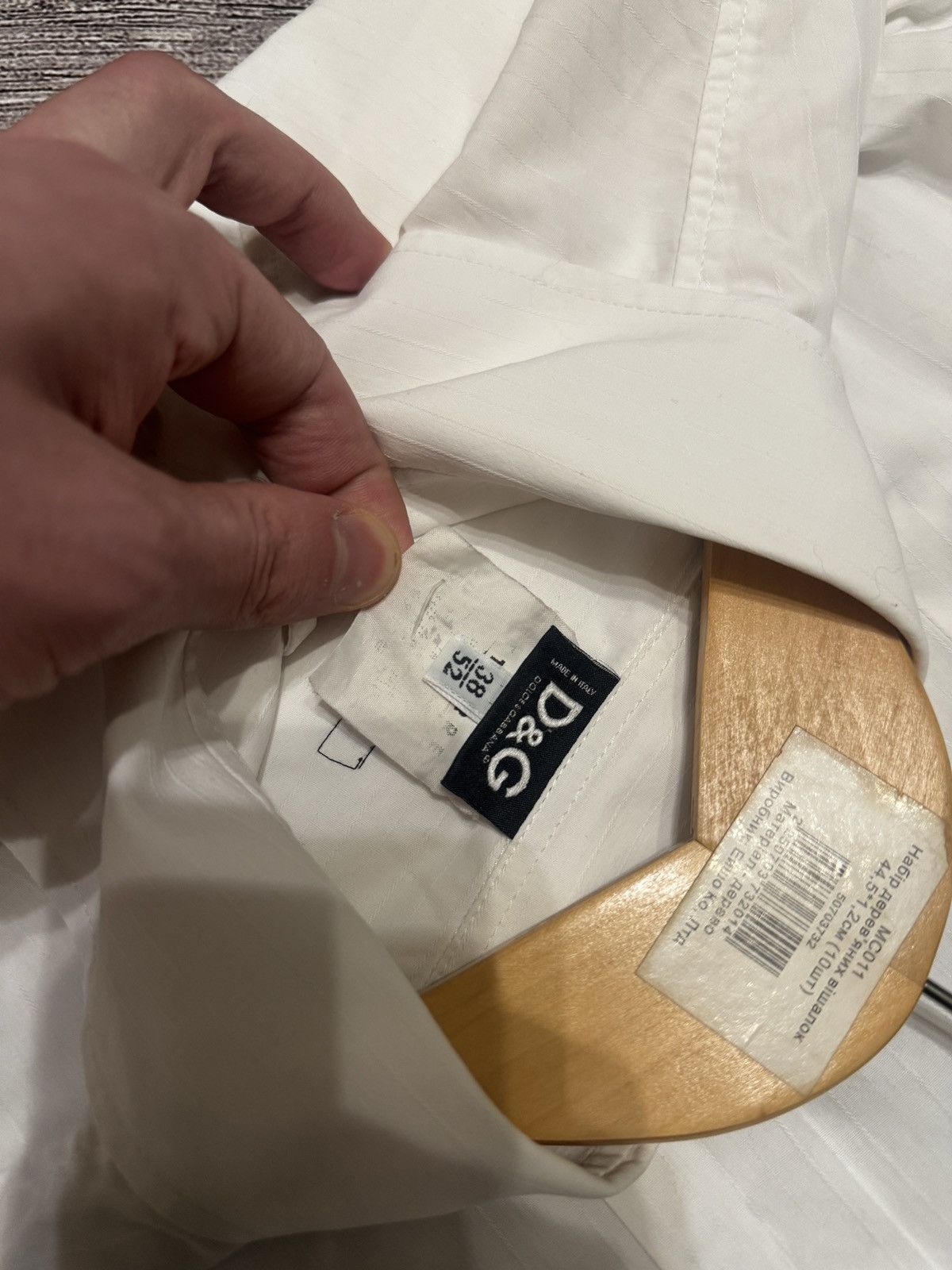 Dolce & Gabbana Dolce & Gabbana White Button Up Shirt | Size 38 / 52 Size US M / EU 48-50 / 2 - 8 Thumbnail