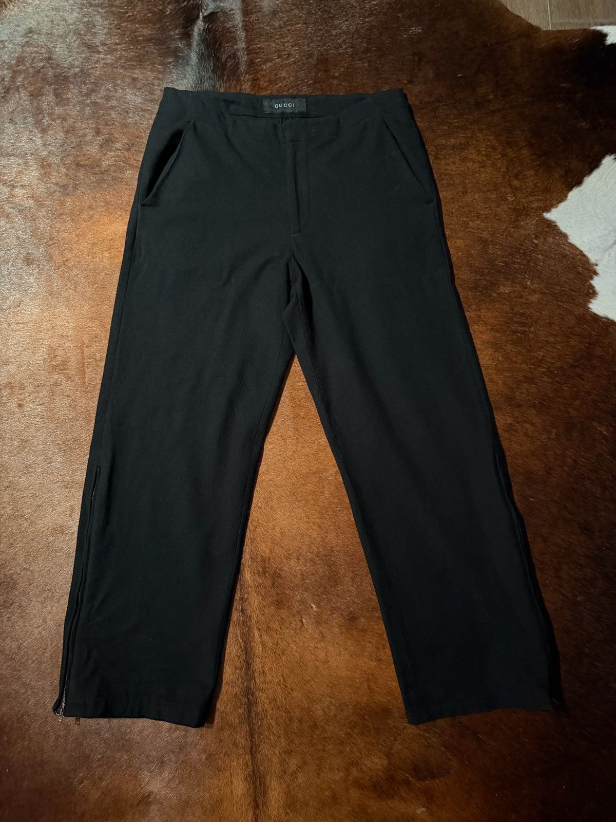 Gucci Tom ford flared wool trouser Size US 34 / EU 50 - 1 Thumbnail