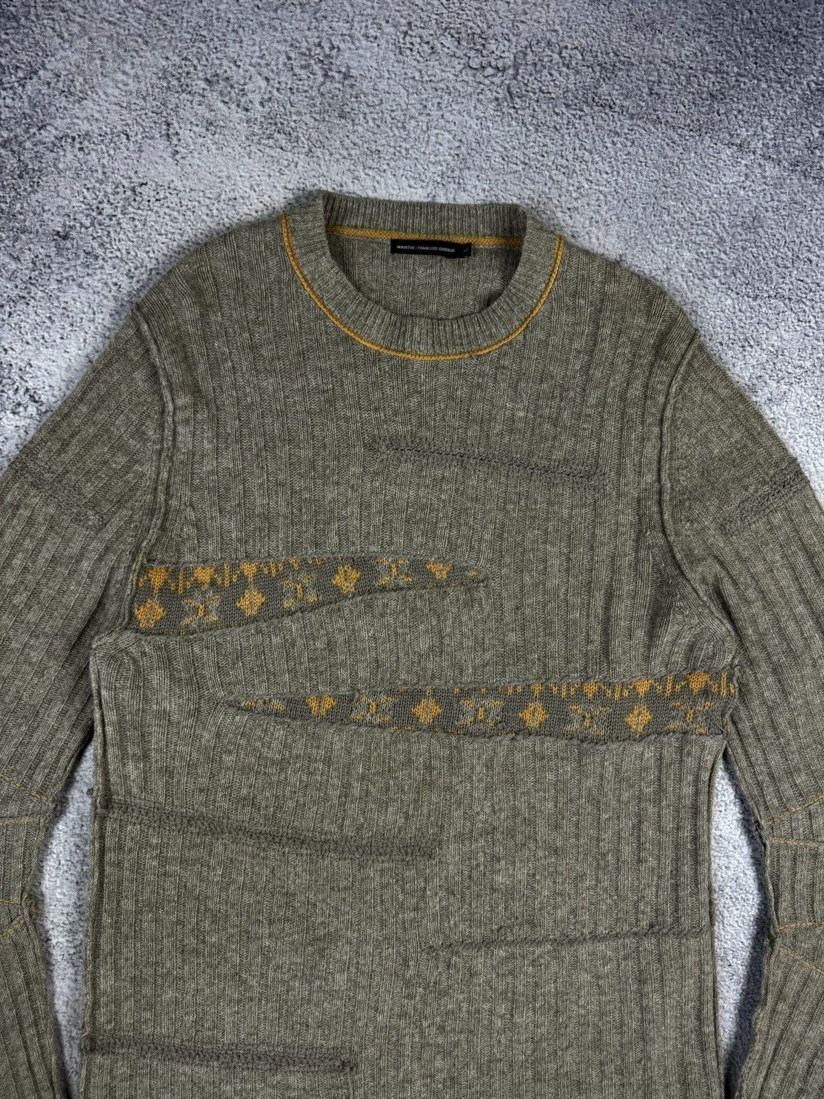 Marithe + Francois Girbaud × Vintage Rare Marithe Francois Girbaud Wool Asymmetrical Sweater Size US M / EU 48-50 / 2 - 3 Thumbnail