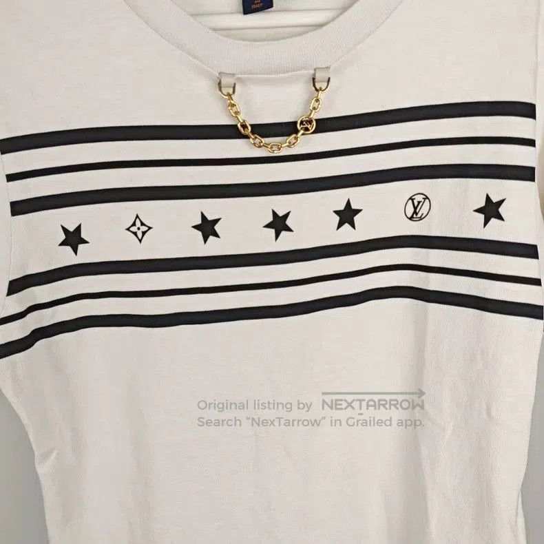 Louis Vuitton LV Cream Star Stripe Short Sleeve. Size US S / EU 44-46 / 1 - 4 Thumbnail
