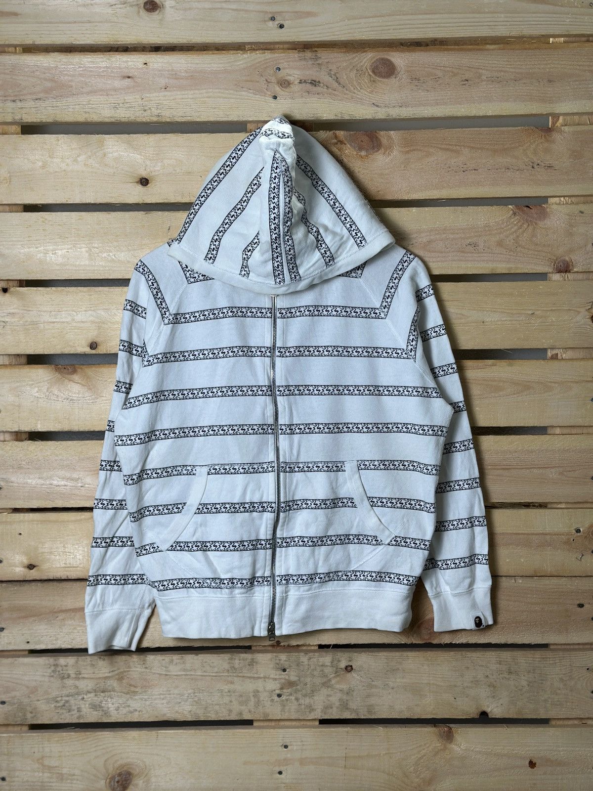 Bape × Vintage Vintage A Bathing Ape Classic Double Zip Hoodie Size US S / EU 44-46 / 1 - 1 Thumbnail