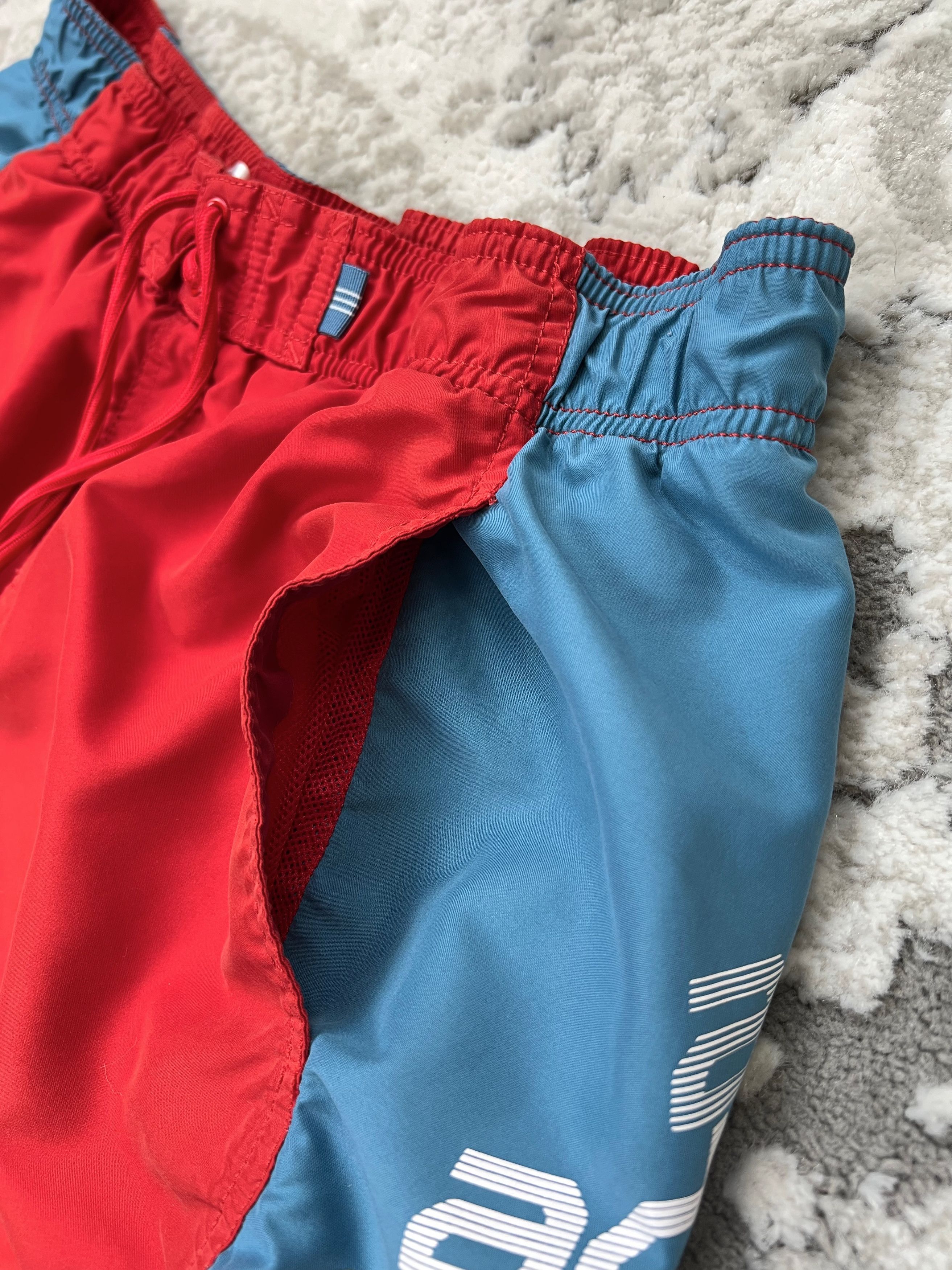 Adidas Adidas Retro Style Swim/Sport Shorts Red/Blue Size XL Size US 38 / EU 54 - 8 Thumbnail