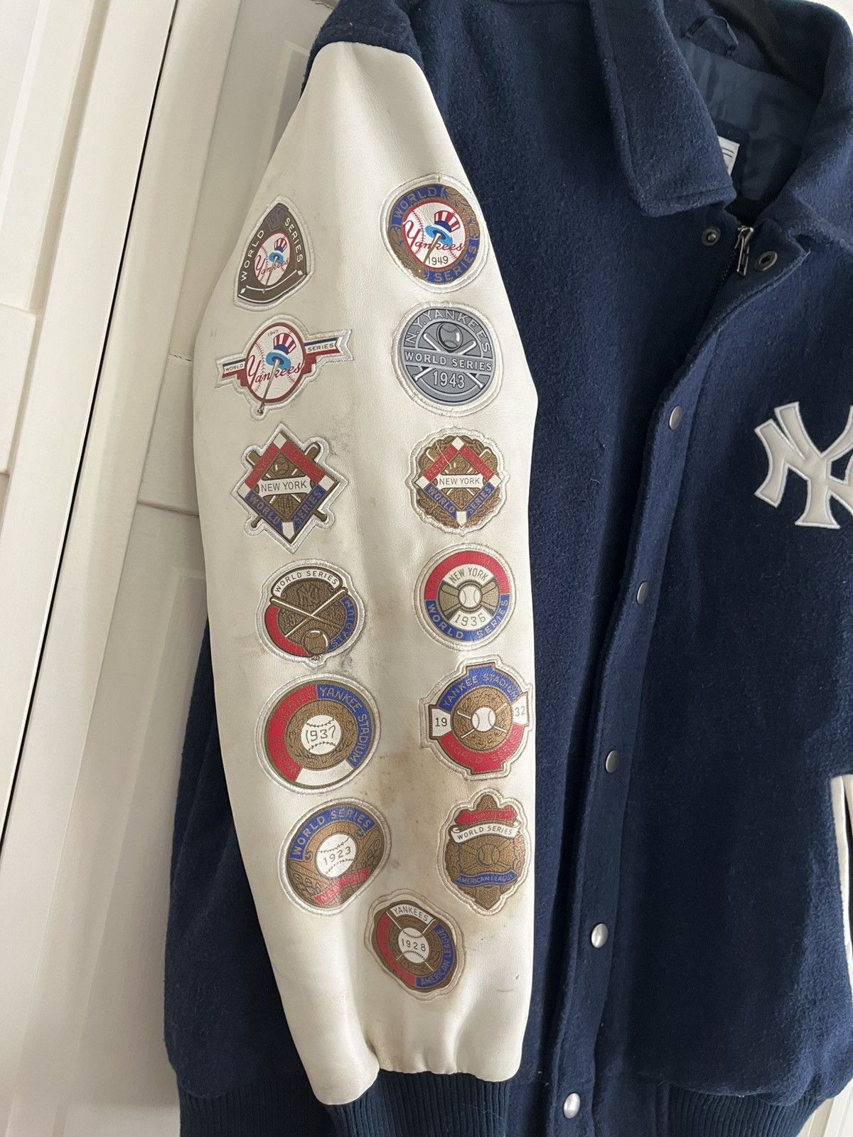 New York Yankees New York Yankees Vintage Championship Jacket Size US M / EU 48-50 / 2 - 2 Thumbnail