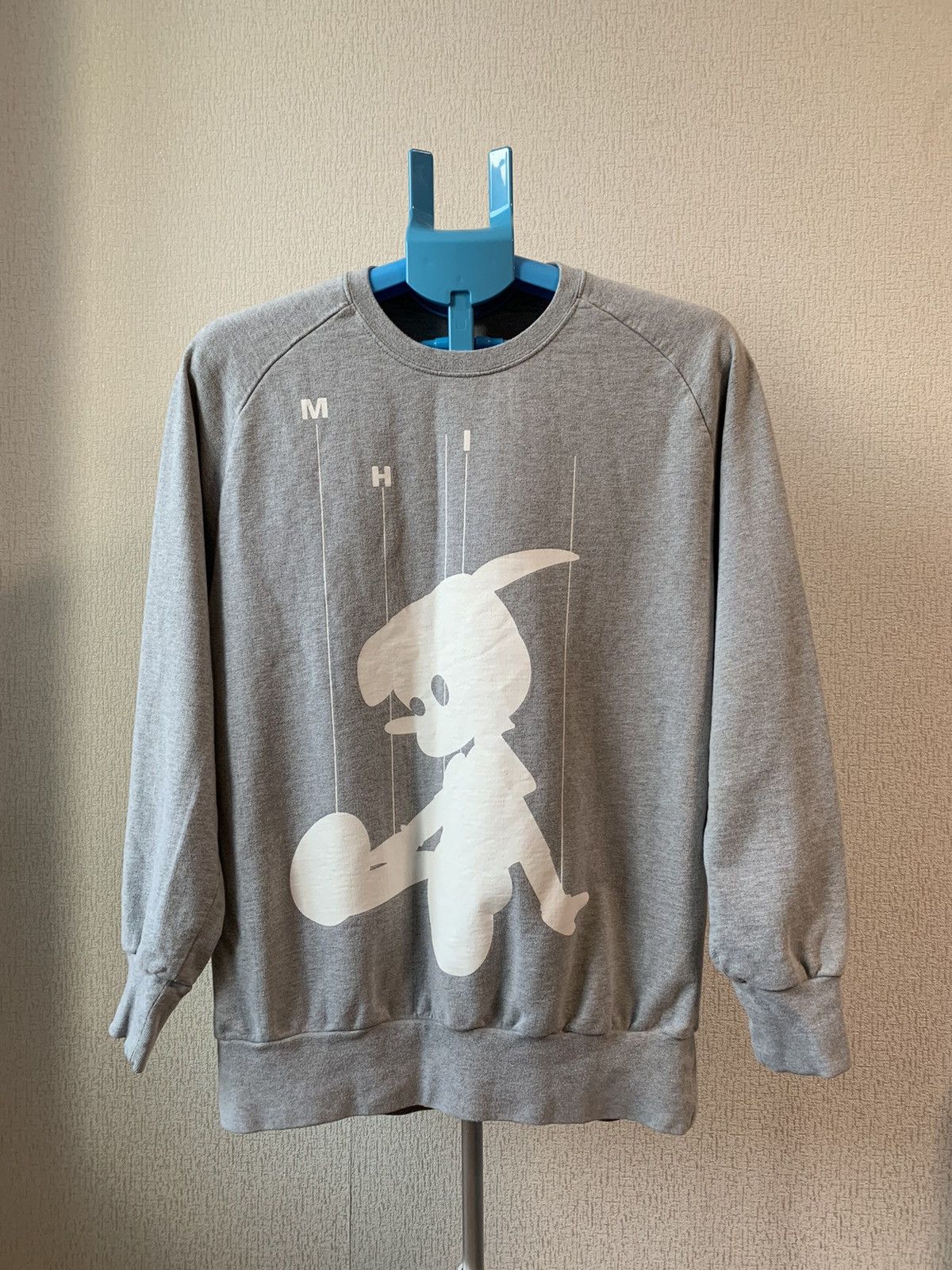image of Archival Clothing x Maharishi Pinocchio Sweatshirt Dpmhi in Grey, Men's (Size Medium)