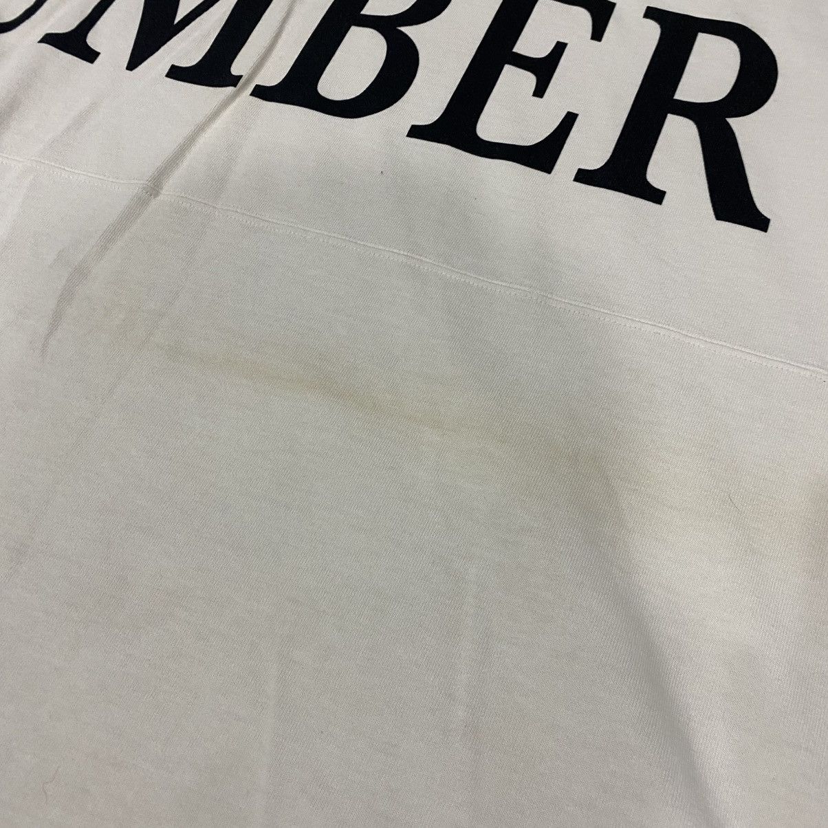 Number (N)ine ARCHIVE Number (N)ine Big Logo Football Jersey T-Shirt Size US L / EU 52-54 / 3 - 4 Thumbnail