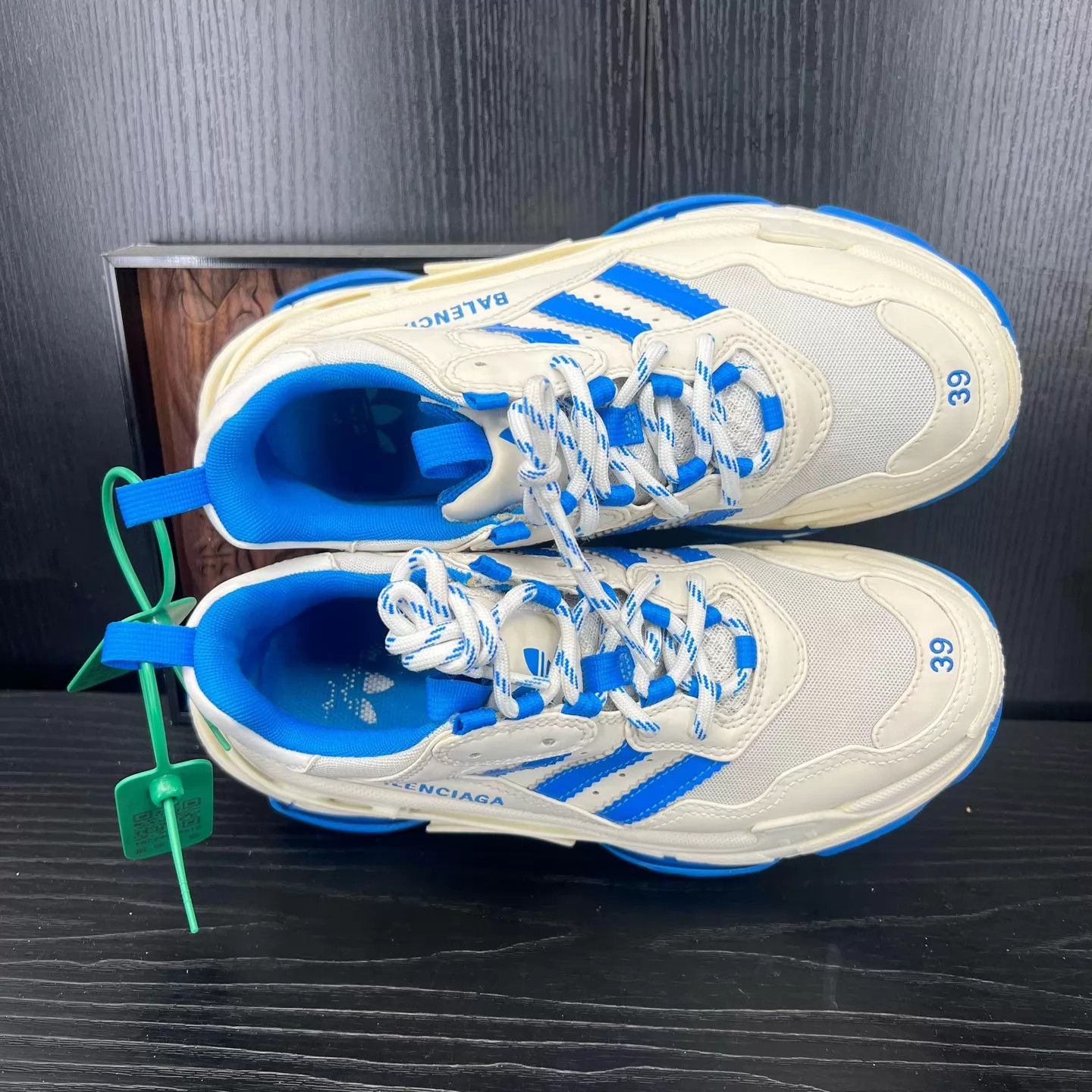 Balenciaga Balenciaga Triples White Blue 39 Size US 9 / IT 39 - 7 Thumbnail