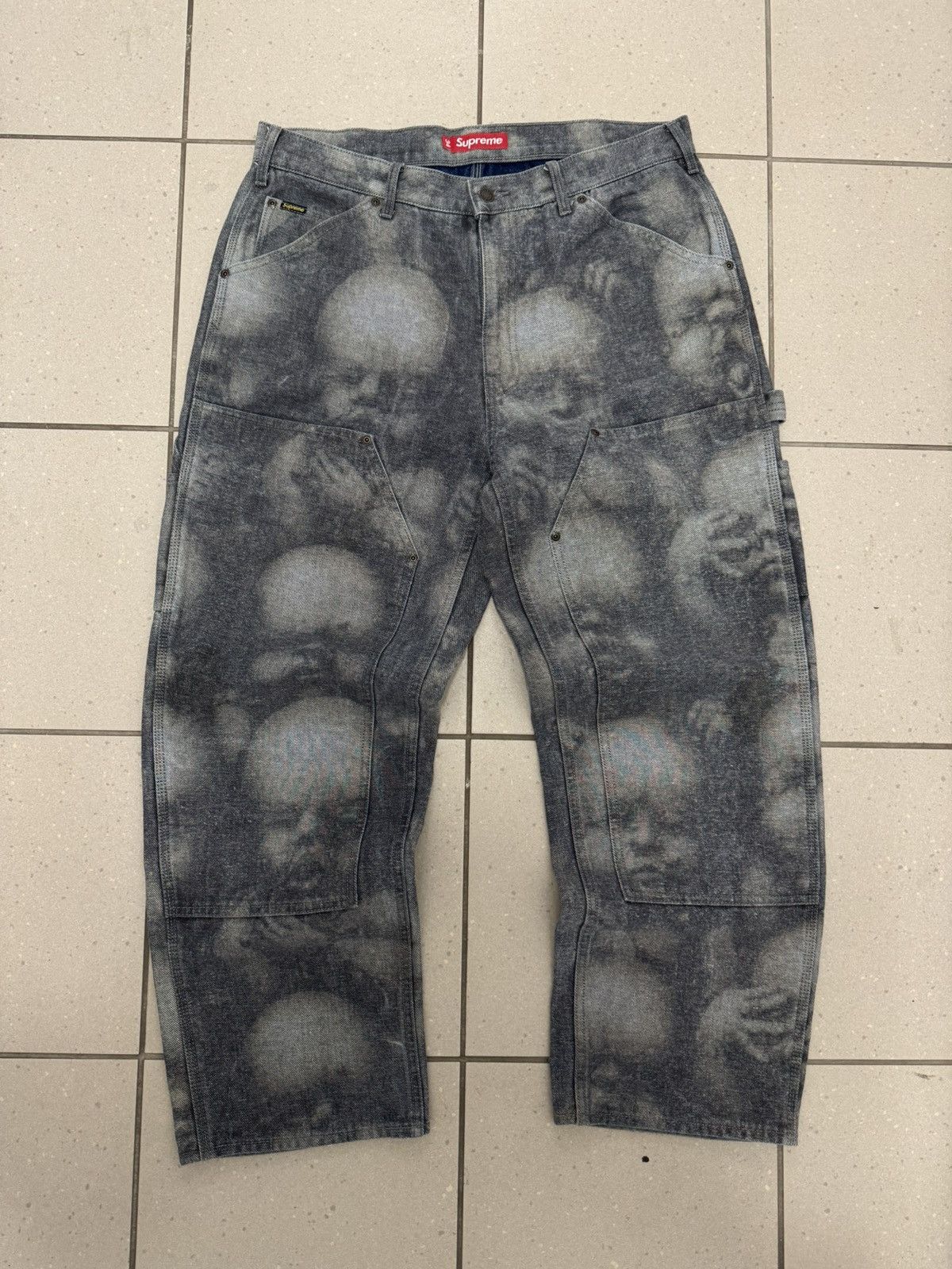 Supreme H.R. Giger Double Knee Jeans FW23