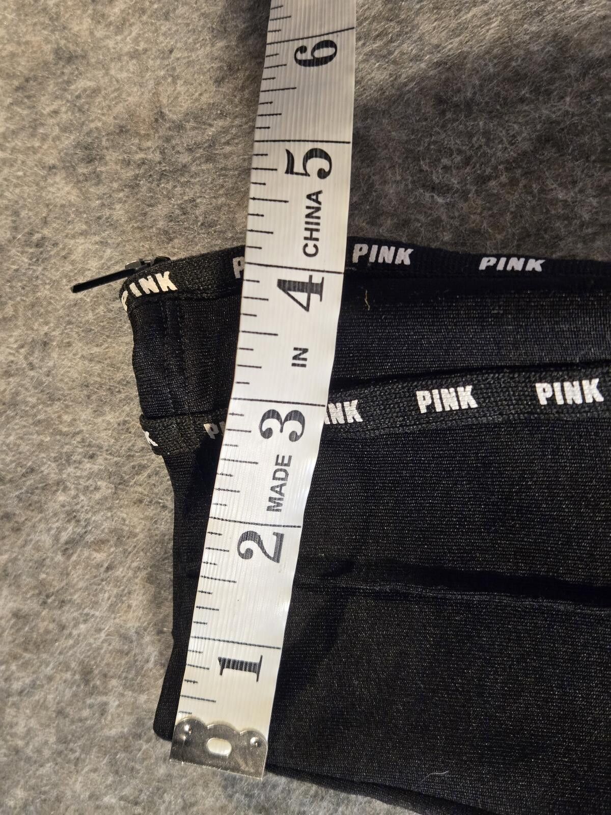 Pink PINK Victoria’s Secret Active Skinny Track Black Pants Sz S Size ONE SIZE - 3 Thumbnail