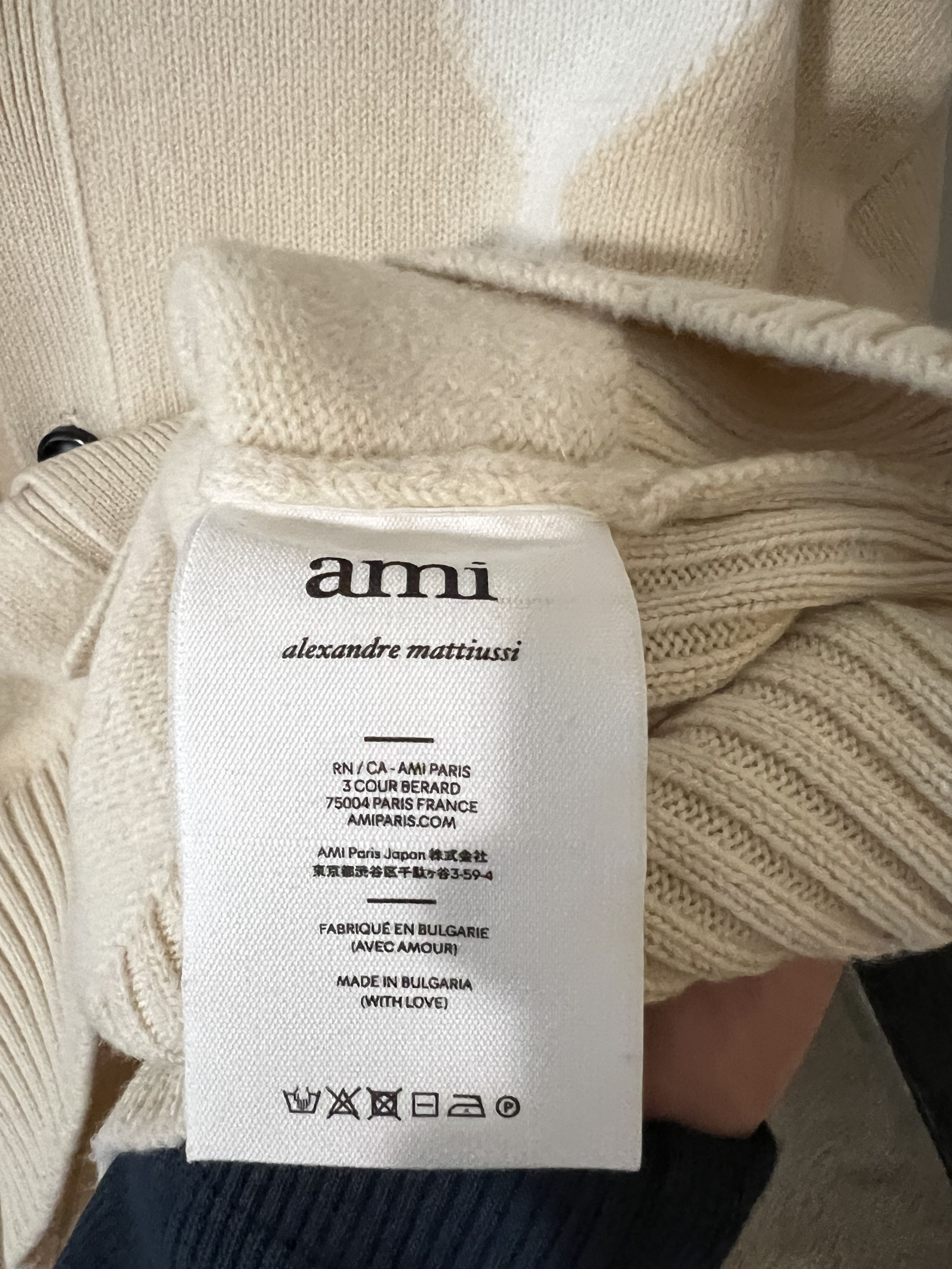 AMI AMI Paris Ami de Coeur Cardigan Size US M / EU 48-50 / 2 - 6 Thumbnail