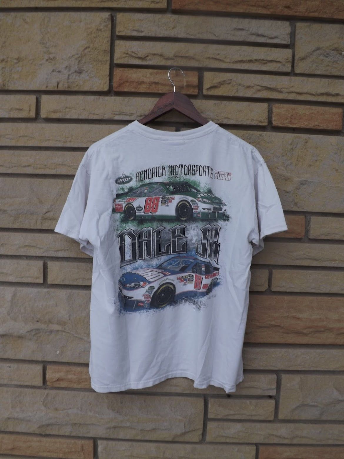 Chase Authentics Vintage 2000s Dale Earnhardt Jr. NASCAR Graphic Tee Size US M / EU 48-50 / 2 - 2 Thumbnail