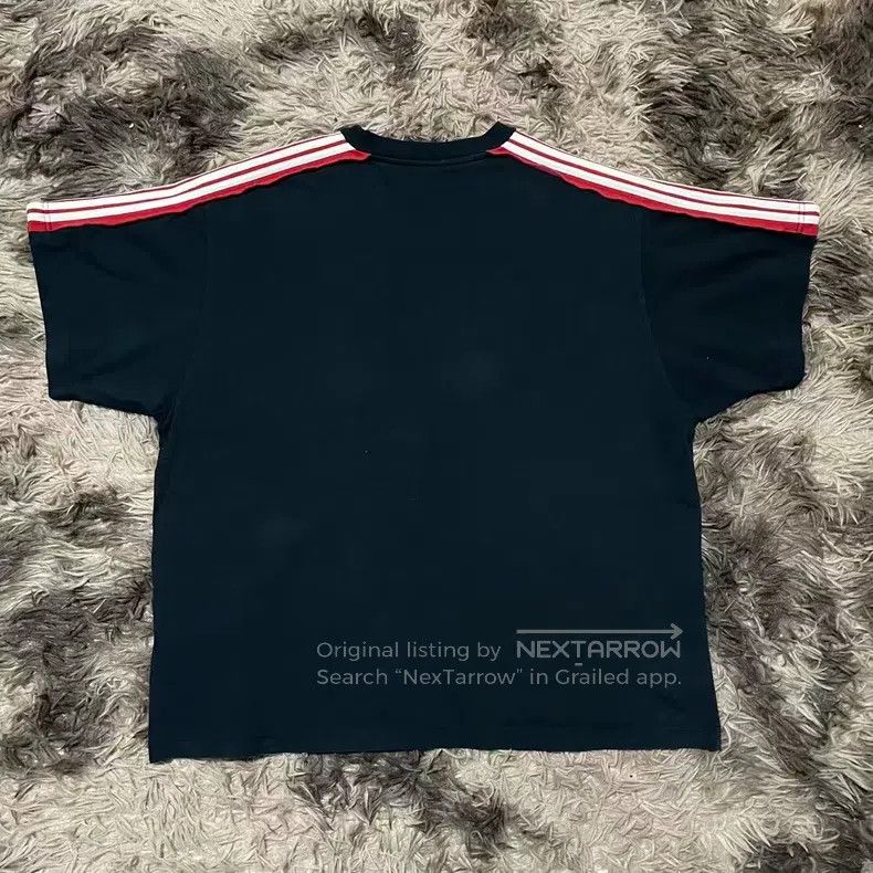 Balenciaga Balenciaga Black and Red Striped Short Sleeve T-Shirt with Size US M / EU 48-50 / 2 - 2 Thumbnail