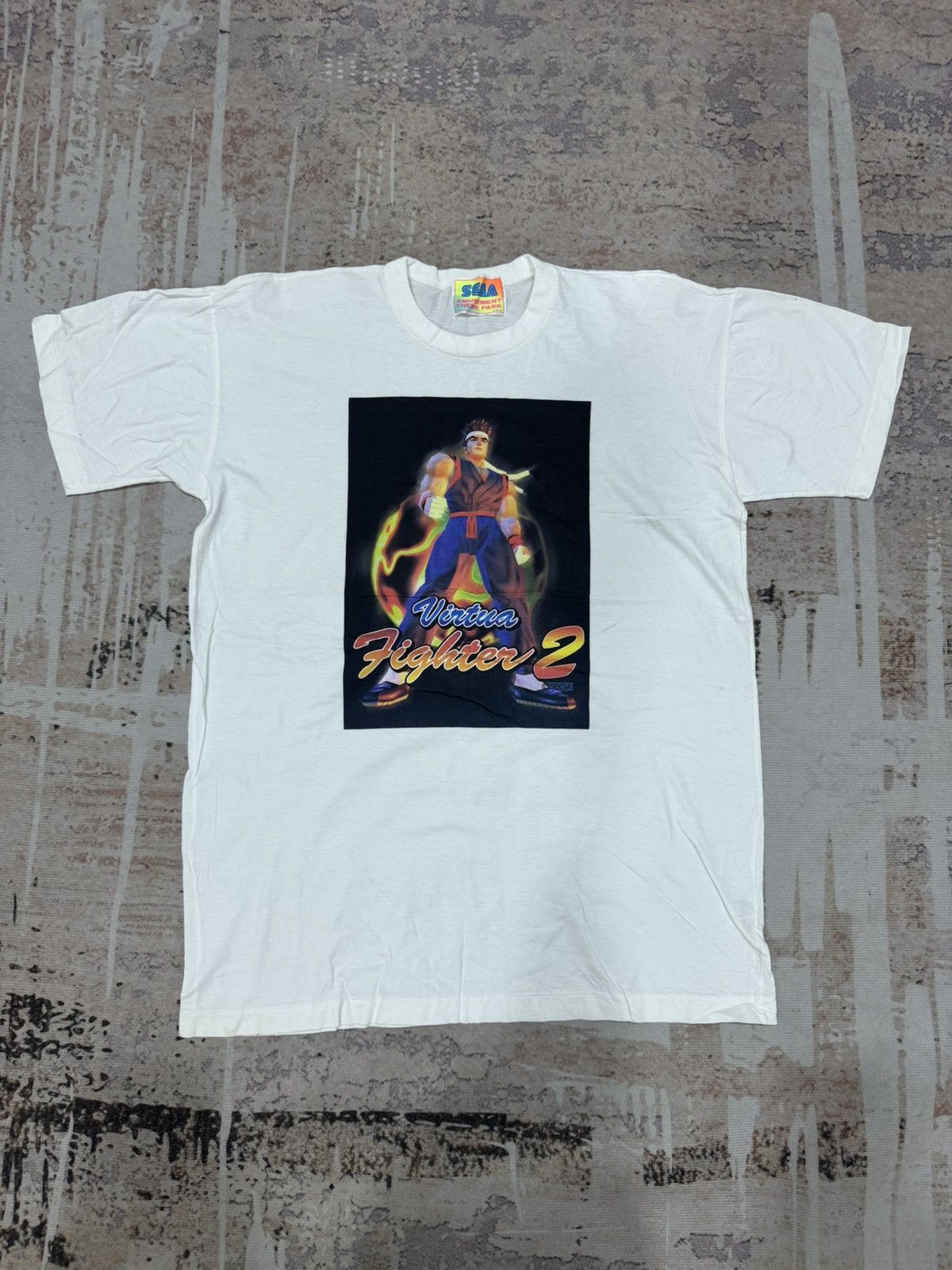 Vintage vintage SEGA - VIRTUAL FIGHTER single stitch tee Size US L / EU 52-54 / 3 - 2 Thumbnail