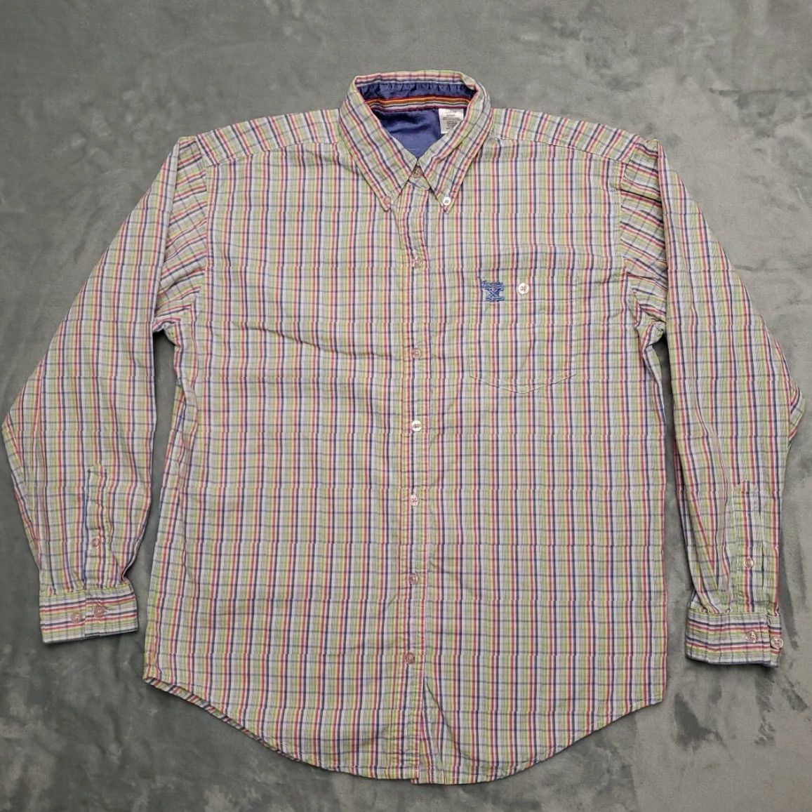 Wrangler Wrangler Shirt Womens Small Multicolor Plaid Button Up Rodeo Cowboy Twenty X Size S / US 4 / IT 40 - 2 Thumbnail