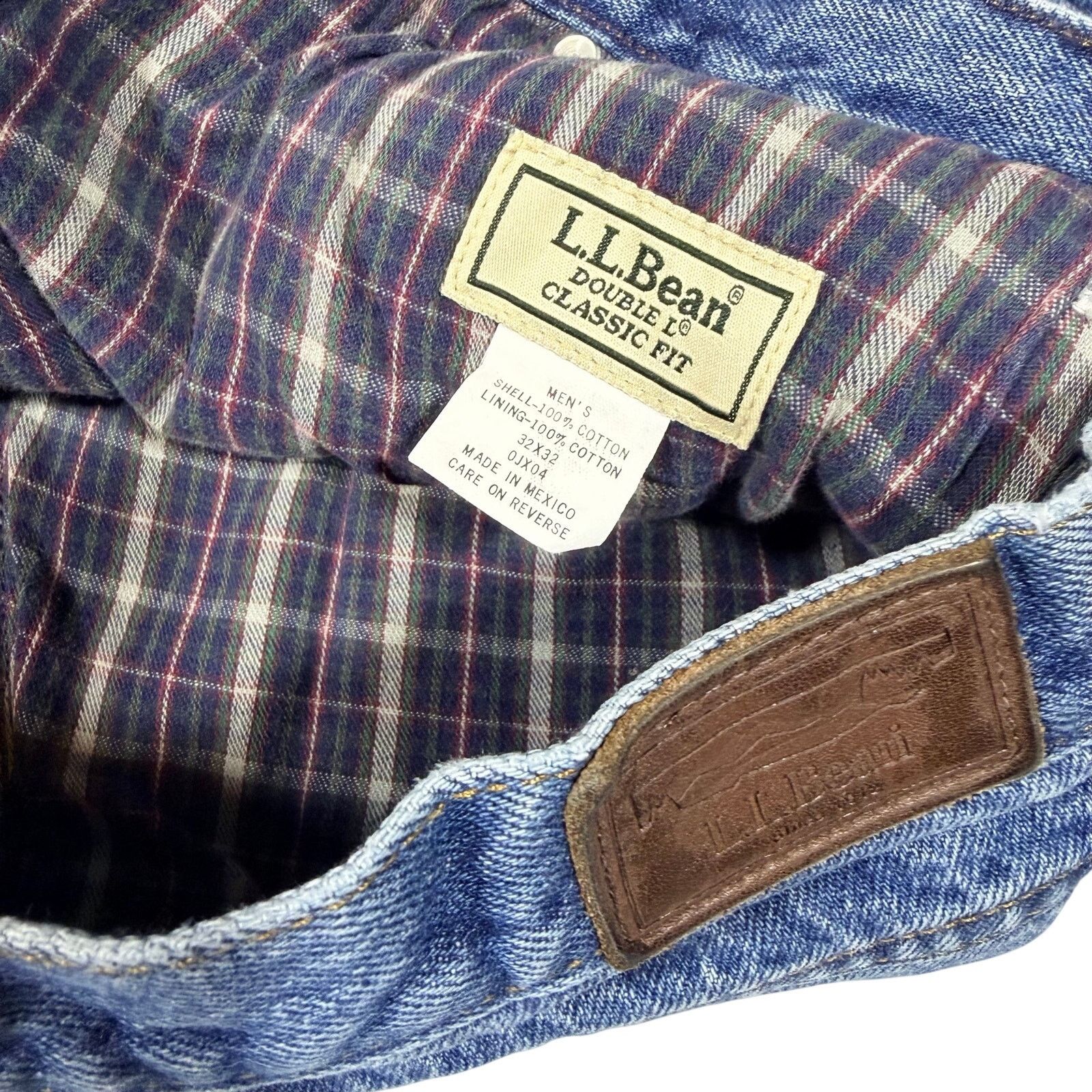 L.L. Bean LL Bean Jeans Mens 32x32 Double L Classic Fit Flannel Lined Size US 32 / EU 48 - 14 Thumbnail