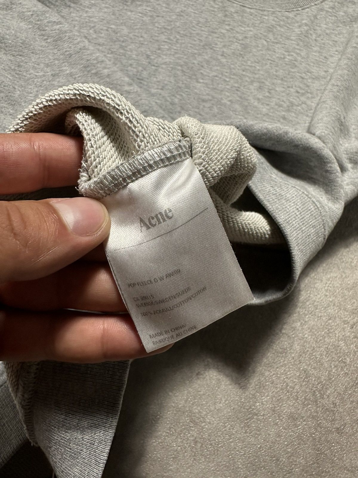 Acne Studios × Vintage Mens Vintage Sweatshirt Acne Studios pop classics fleece Size US M / EU 48-50 / 2 - 7 Thumbnail
