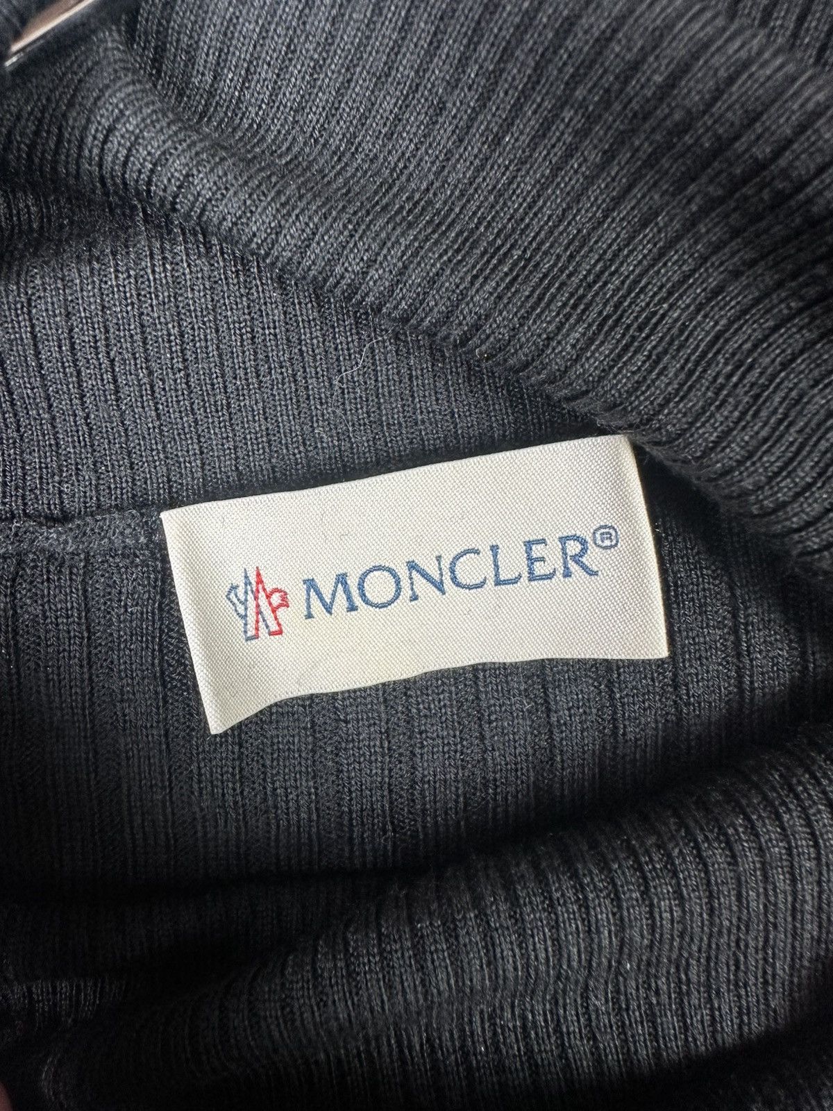 Moncler Moncler Womens Maglione Tricot Ciclista Turtleneck Hand Made Size L / US 10 / IT 46 - 10 Thumbnail