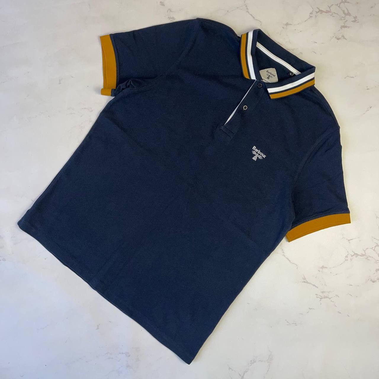 Barbour Barbour T-shirt Polo Size XL Lighthouse Logo Vintage Size US XL / EU 56 / 4 - 2 Thumbnail
