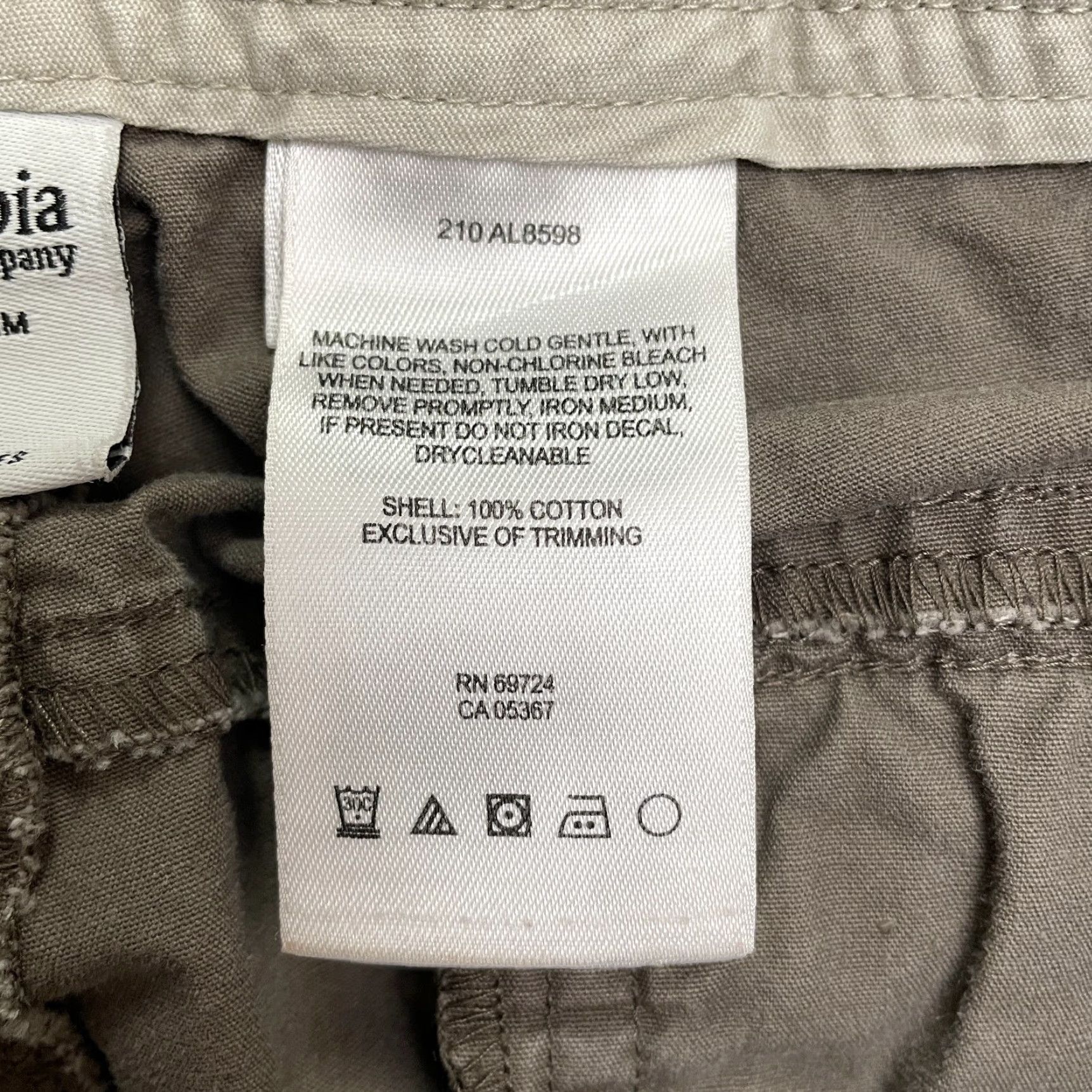 Vintage Columbia Pants Womens 12 Short Brown Straight Leg Cotton Casual Outdoor 35x28 BMI? Size 34" / US 12 / IT 48 - 6 Thumbnail
