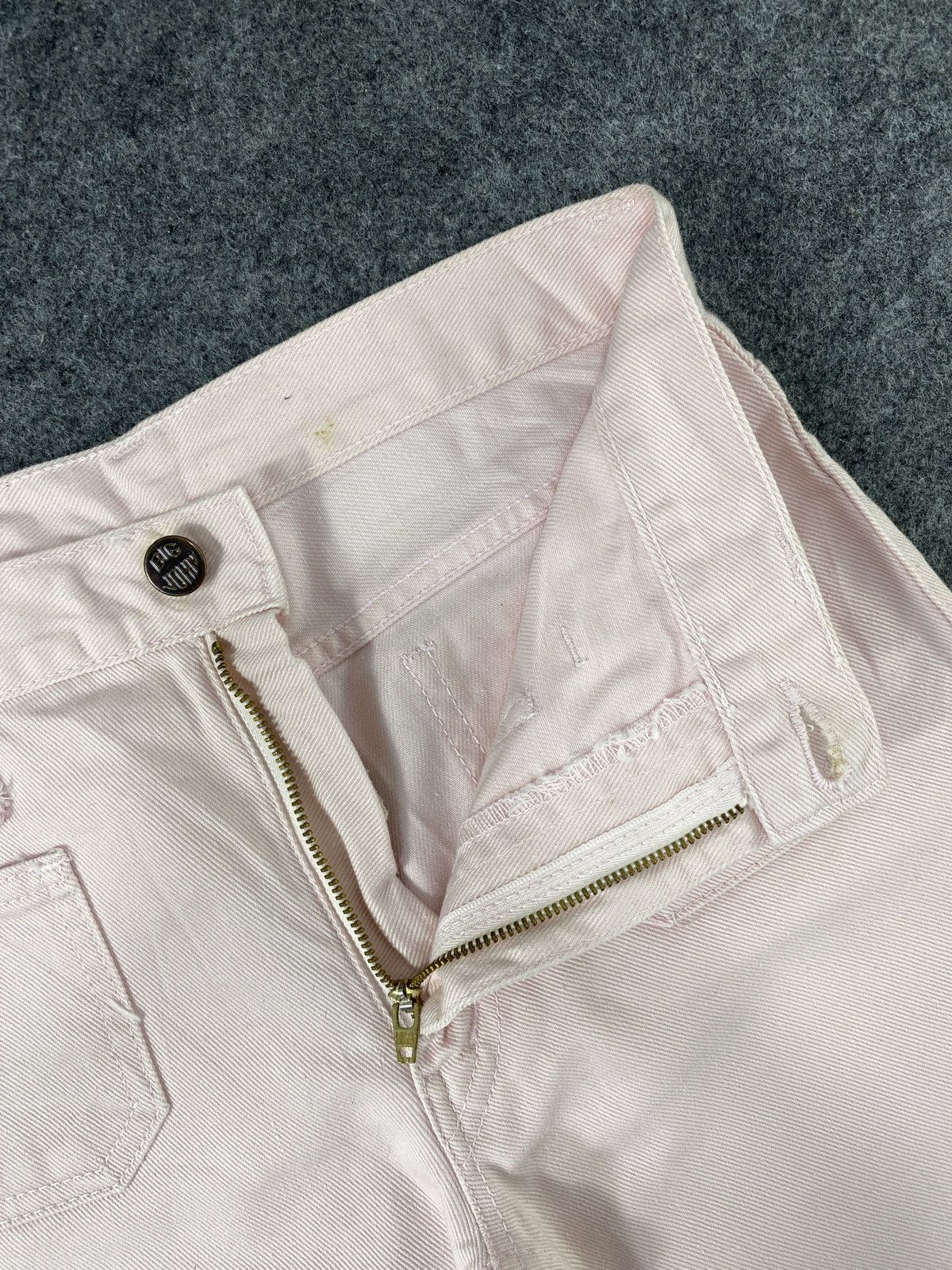 Big John × If Six Was Nine × Japanese Brand BIG JOHN FLARED SOFT PINK JEANS - 1105 Size 26" / US 2 / IT 38 - 7 Thumbnail