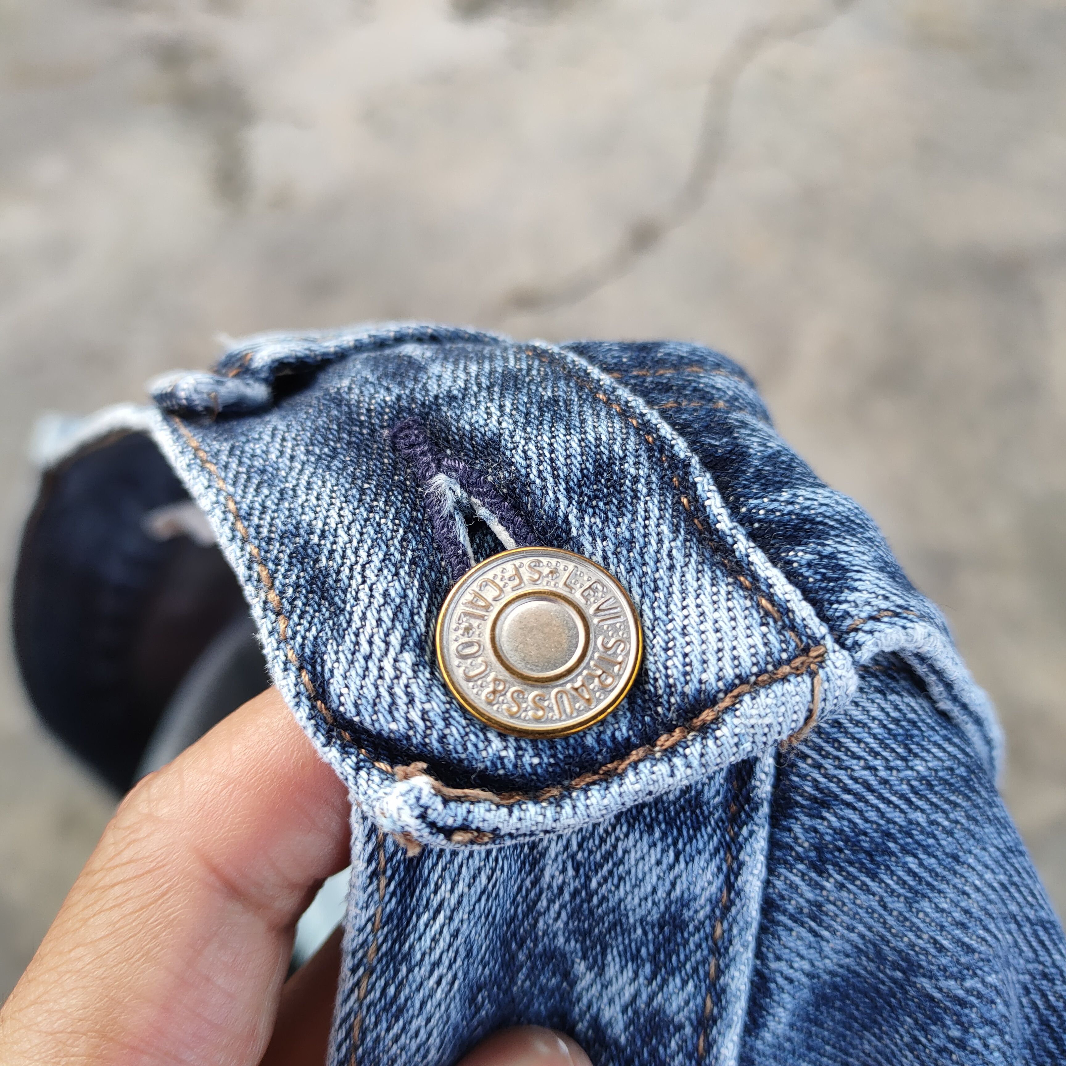 Levi's W30 VINTAGE LEVI'S 533 FADED RIPPED DENIM JEAN PANTS Size US 30 / EU 46 - 7 Thumbnail