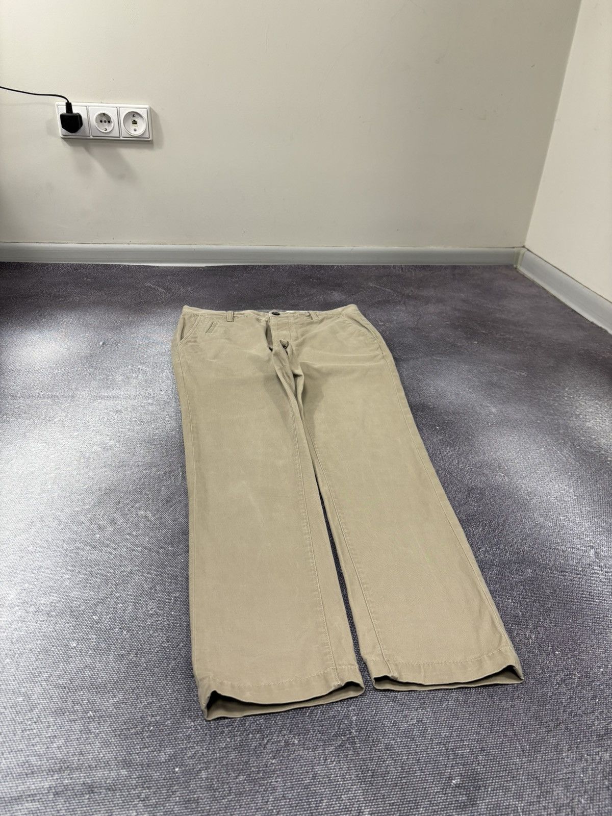Allsaints AllSaints Men’s Slim Straight Cotton Stretch Chino Pants Size US 30 / EU 46 - 3 Thumbnail