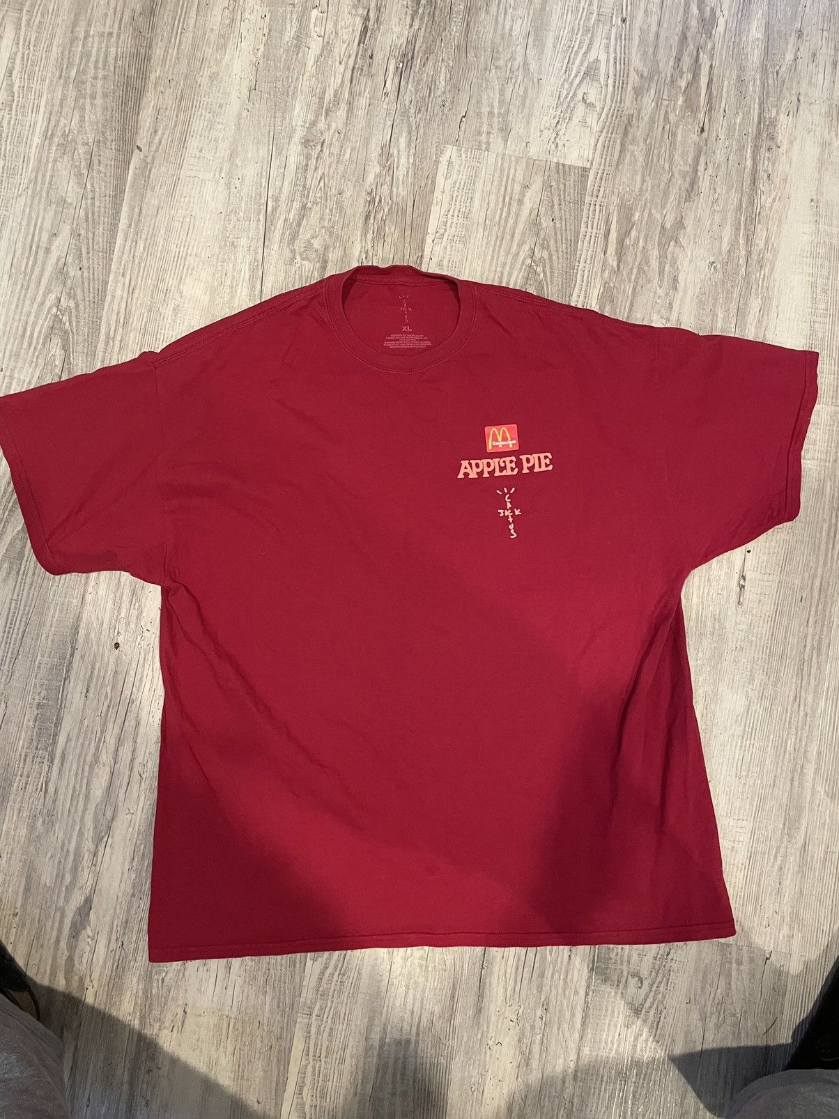 Travis Scott Cactus Jack apple pie McDonald’s collab shirt Size US XL / EU 56 / 4 - 2 Thumbnail