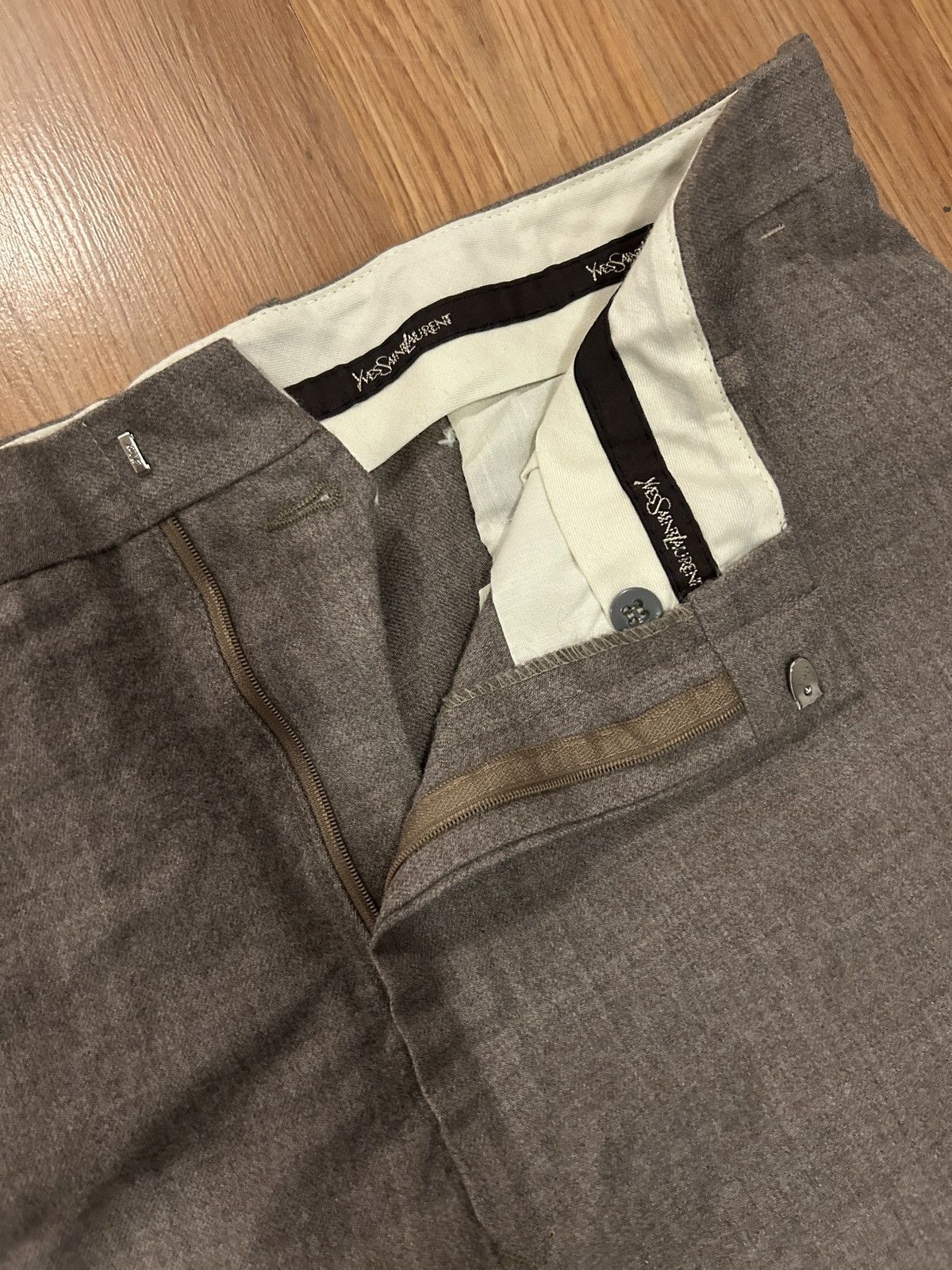 Yves Saint Laurent 100% wool dress pants Size US 38 / EU 54 - 5 Thumbnail