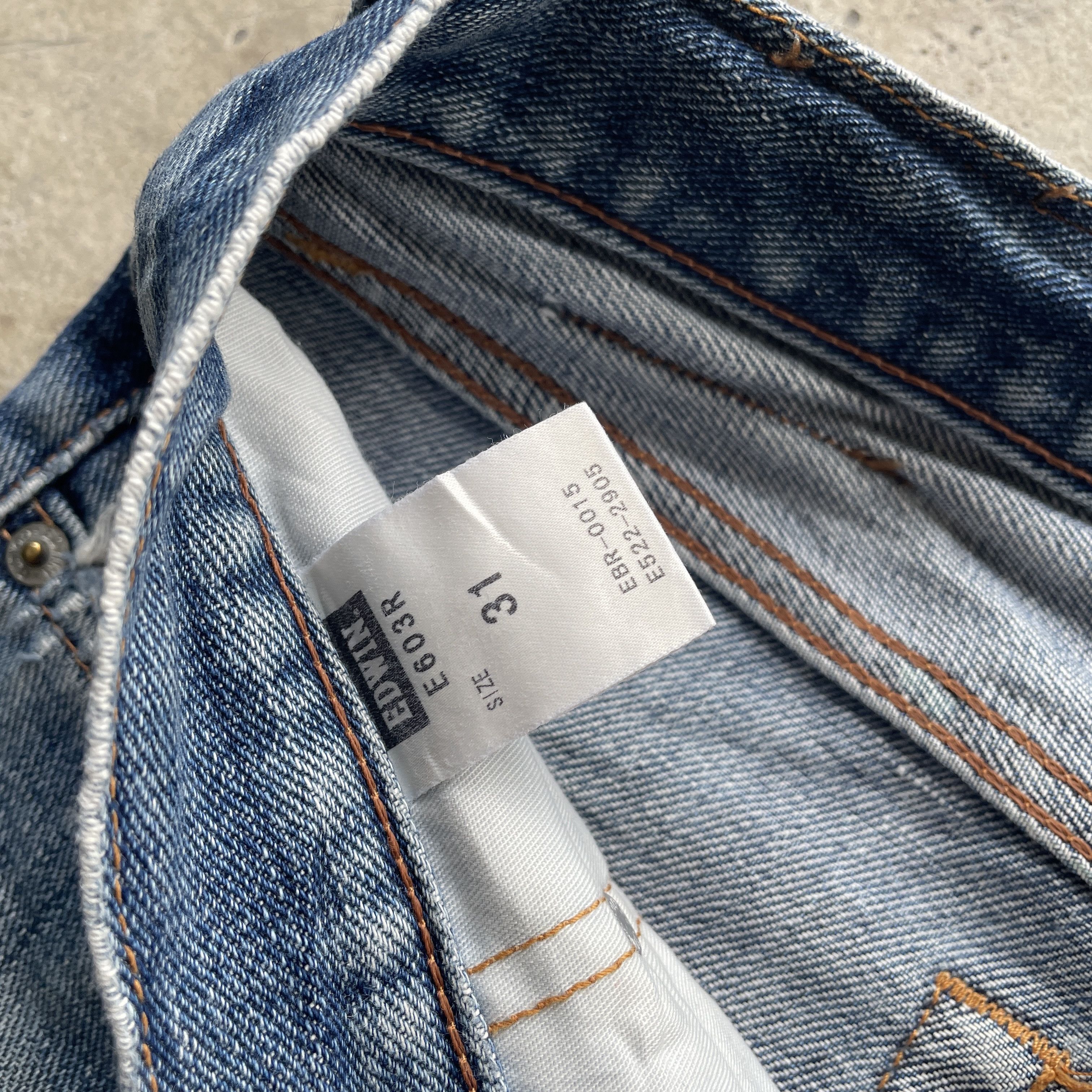 Edwin × Japanese Brand × Jean W32 VINTAGE EDWIN FADED JEANS MADE IN JAPAN DISTRESSED PANTS Size US 32 / EU 48 - 8 Thumbnail